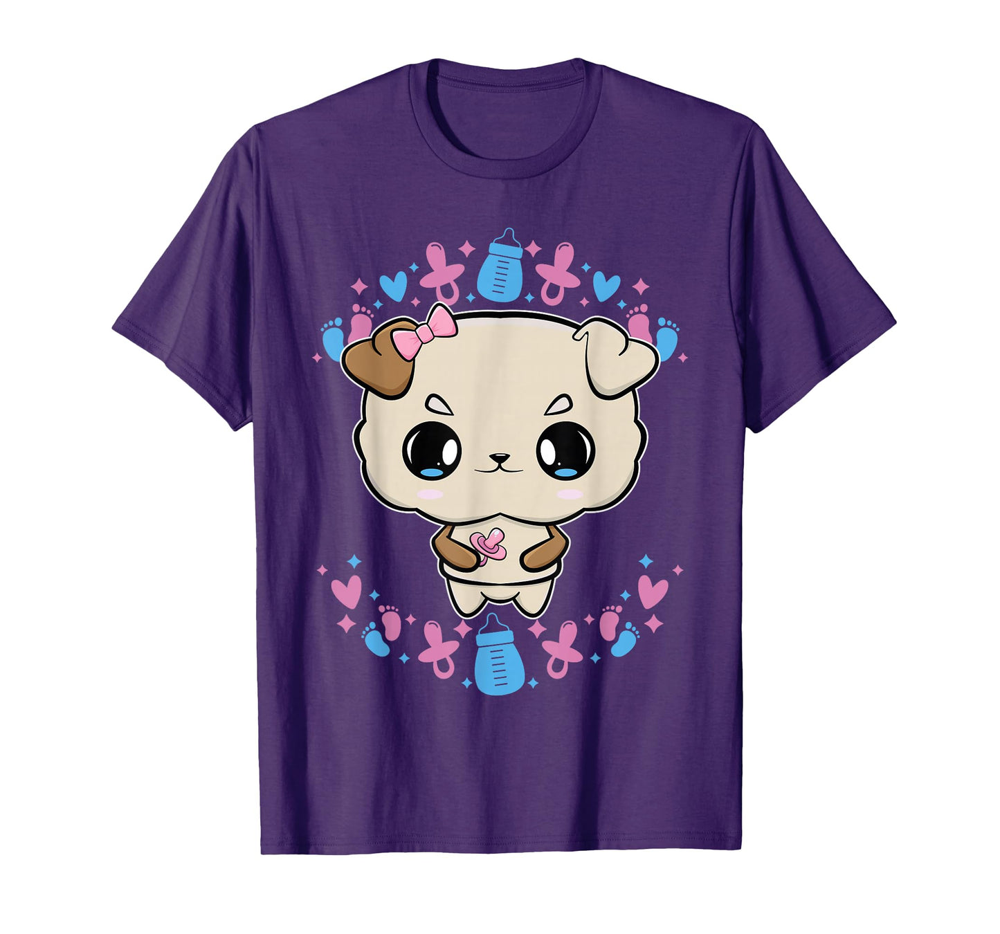 Bulldog Anime Canine Soother T-Shirt