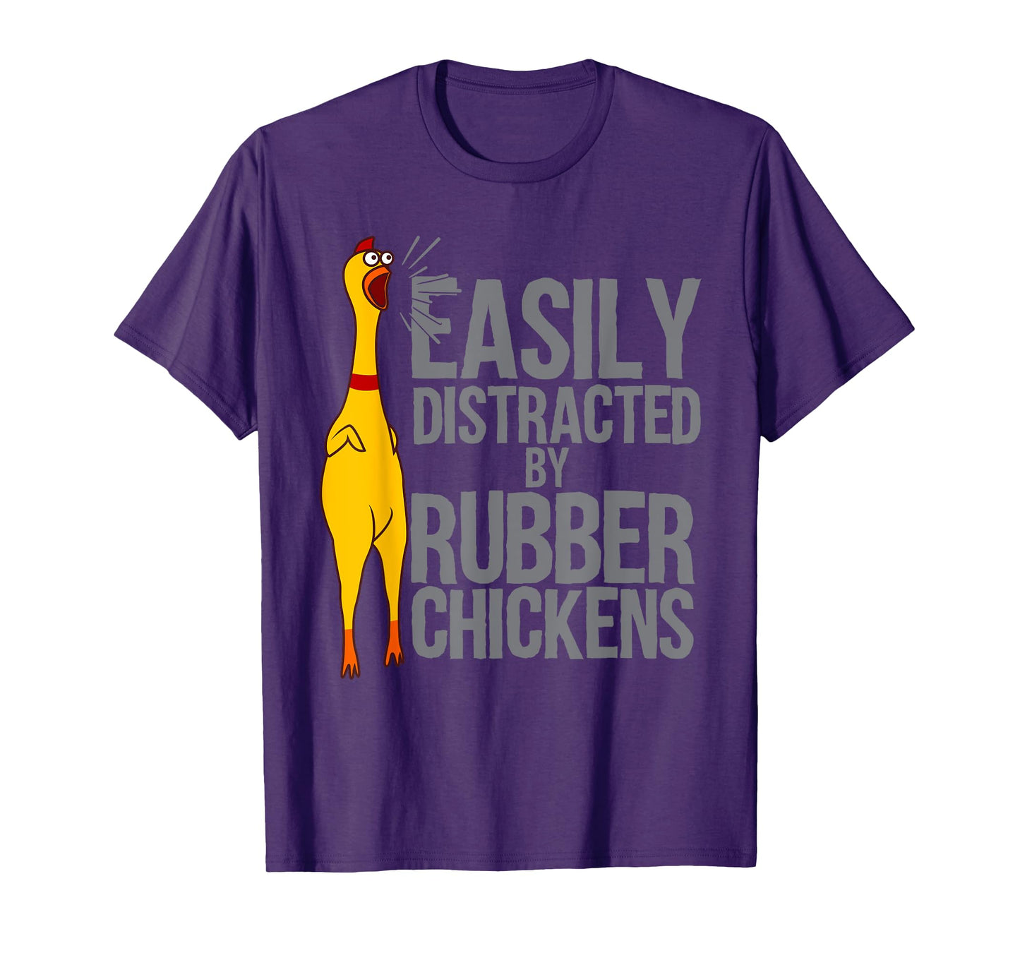 Funny Rubber Chicken Art For Men Women Giant Rubber Chicken T-Shirt