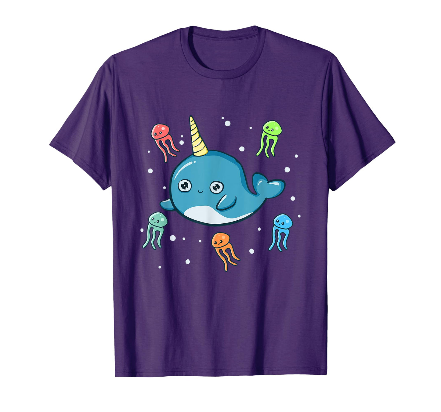 Narwhal Jelly Fish Shirt Unicorn of The Sea Jellyfish PJ Tee T-Shirt