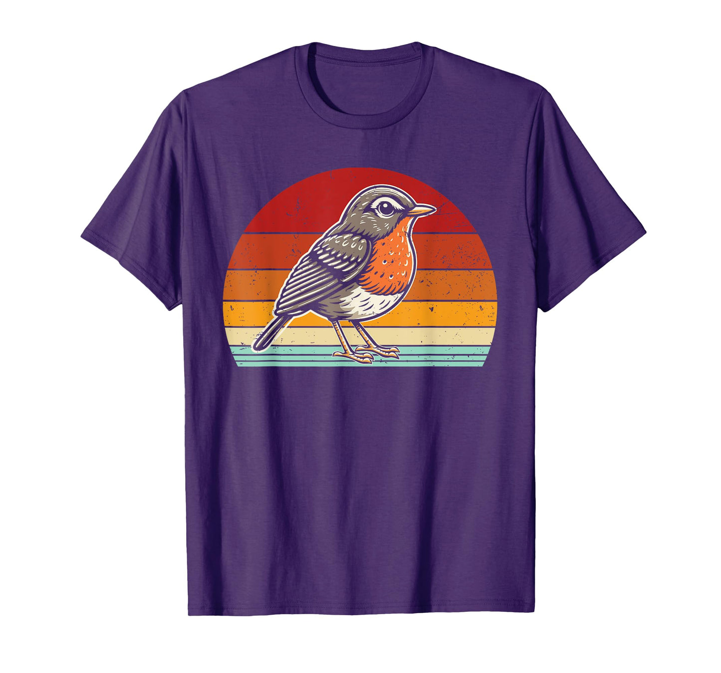 American Robin Retro T-Shirt