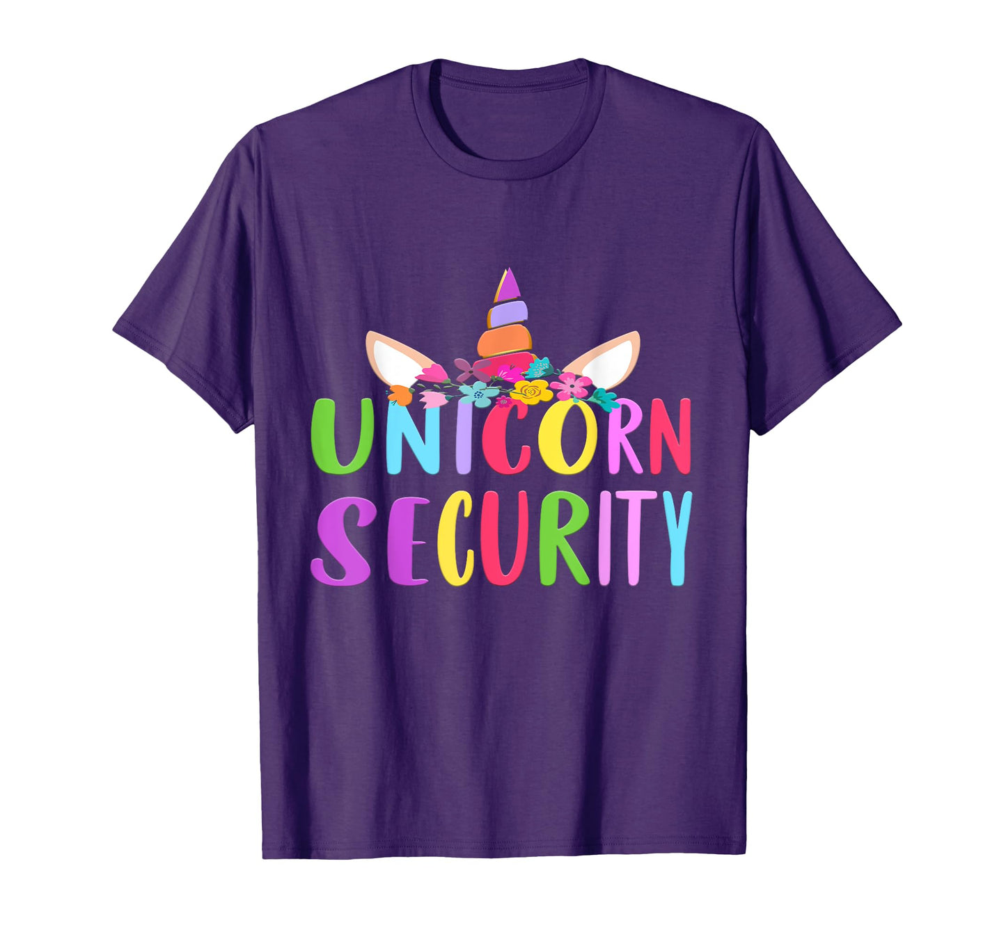 Unicorn Security Adult Unicorn Halloween Costume 2021 T-Shirt