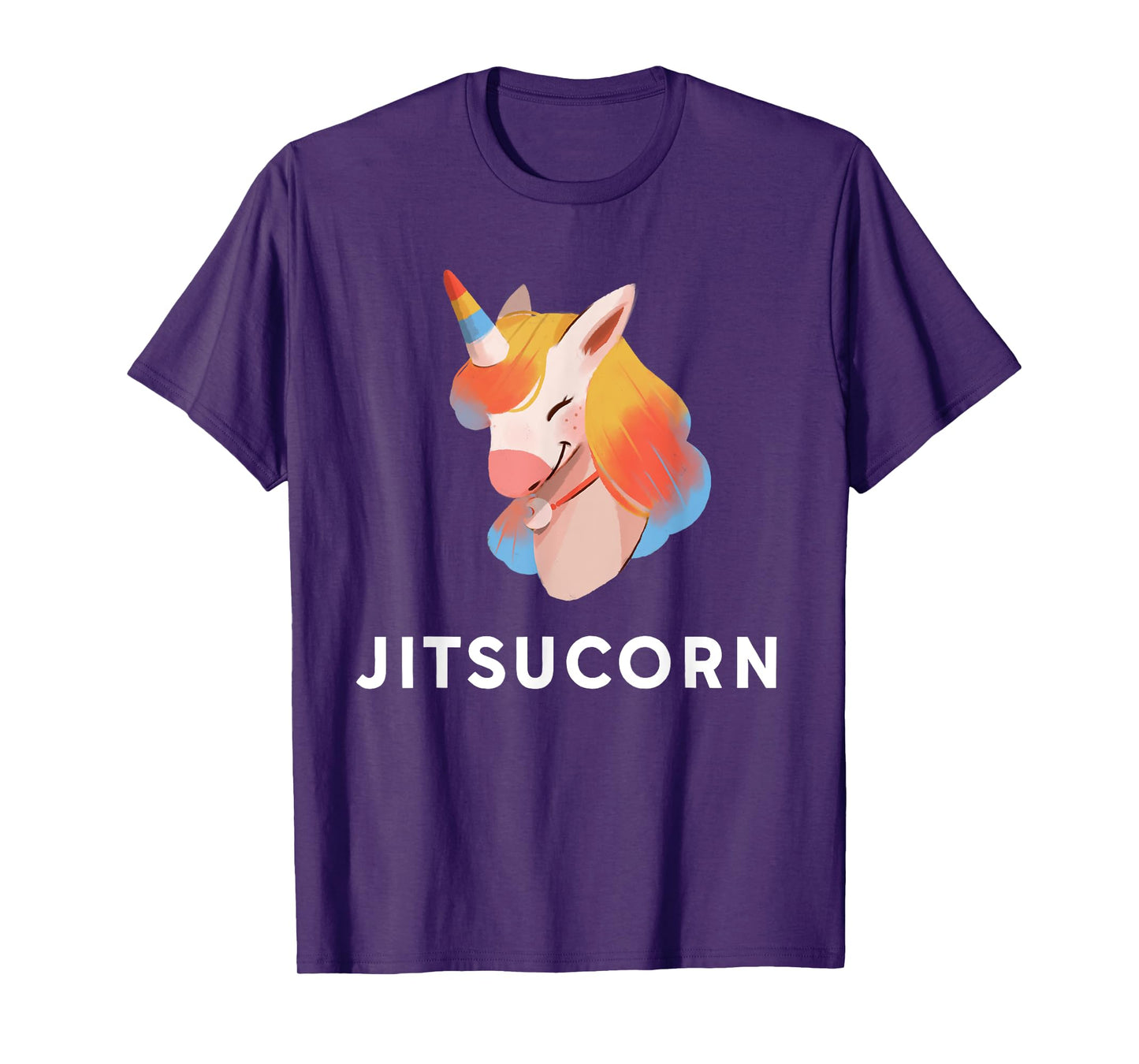 Jitsucorn Jiu-Jitsu Unicorn Funny Martial Arts Girl T-Shirt