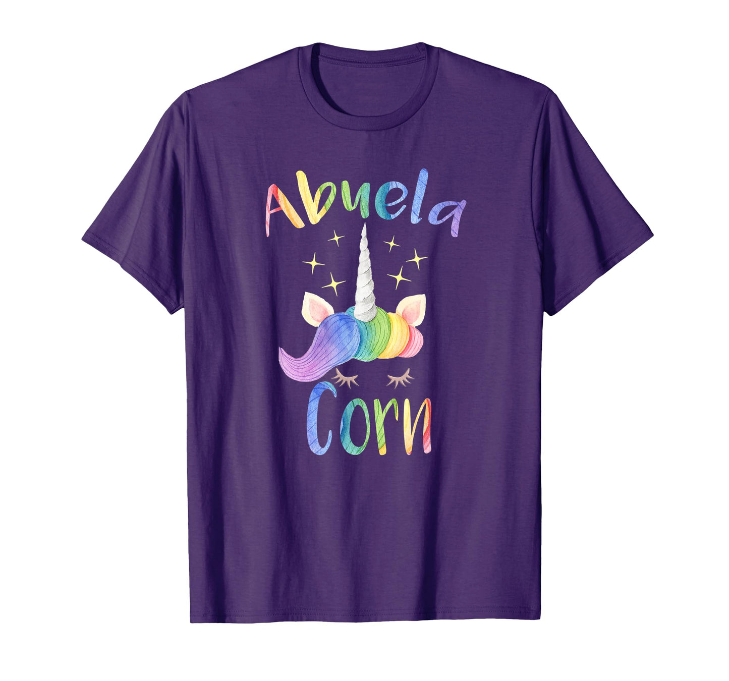 Abuelacorn Spanish Grandma Funny Unicorn T-Shirt