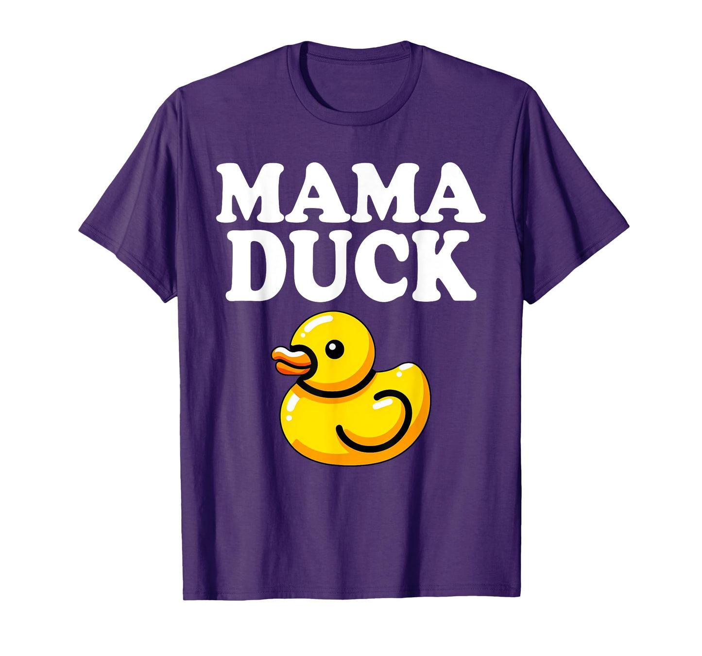 Crazy Duck Funny Duck Lover Gifts Girls Rubber Duck Mommy T-Shirt