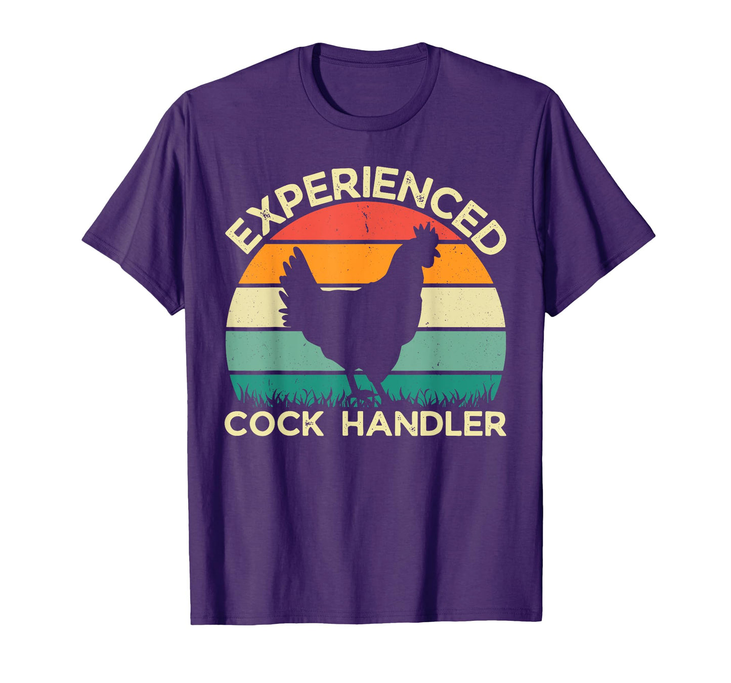 Vintage Experienced Cock Handler Inappropriate Adult T-Shirt