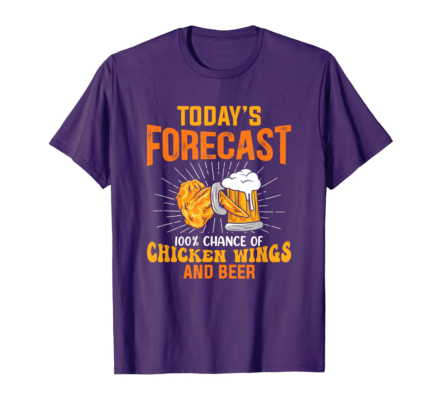 Chicken Wings Quote Fast Food Funny Fried Chicken Wings T-Shirt