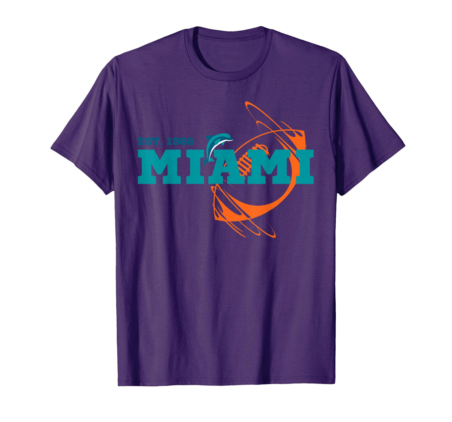 Miami EST 1966 Sports Team Athletic Ball Novelty T-Shirt