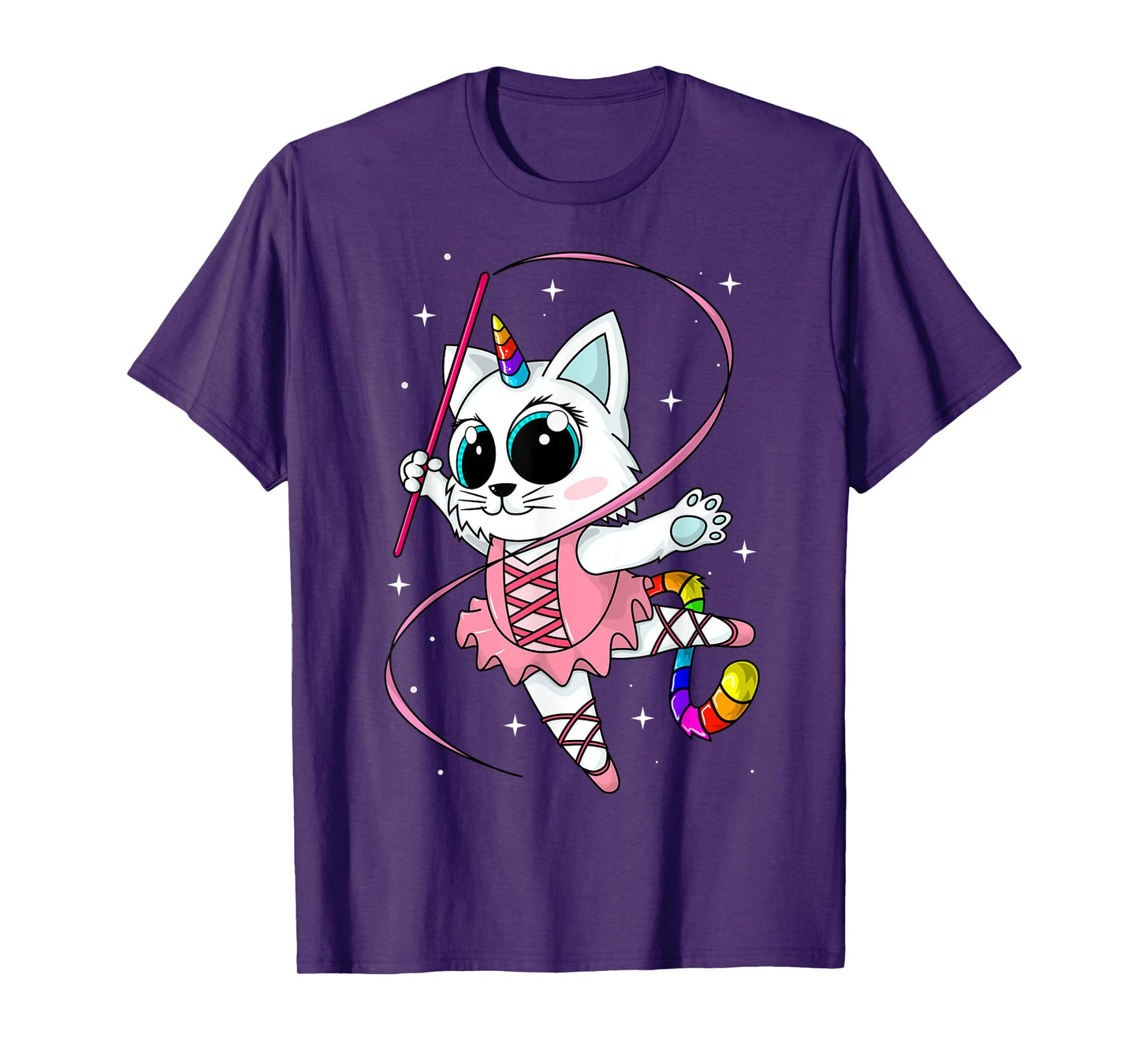 Unicorn Cat Cati Corn Kittycorn Cute Kitty Rainbow Girl Gift T-Shirt