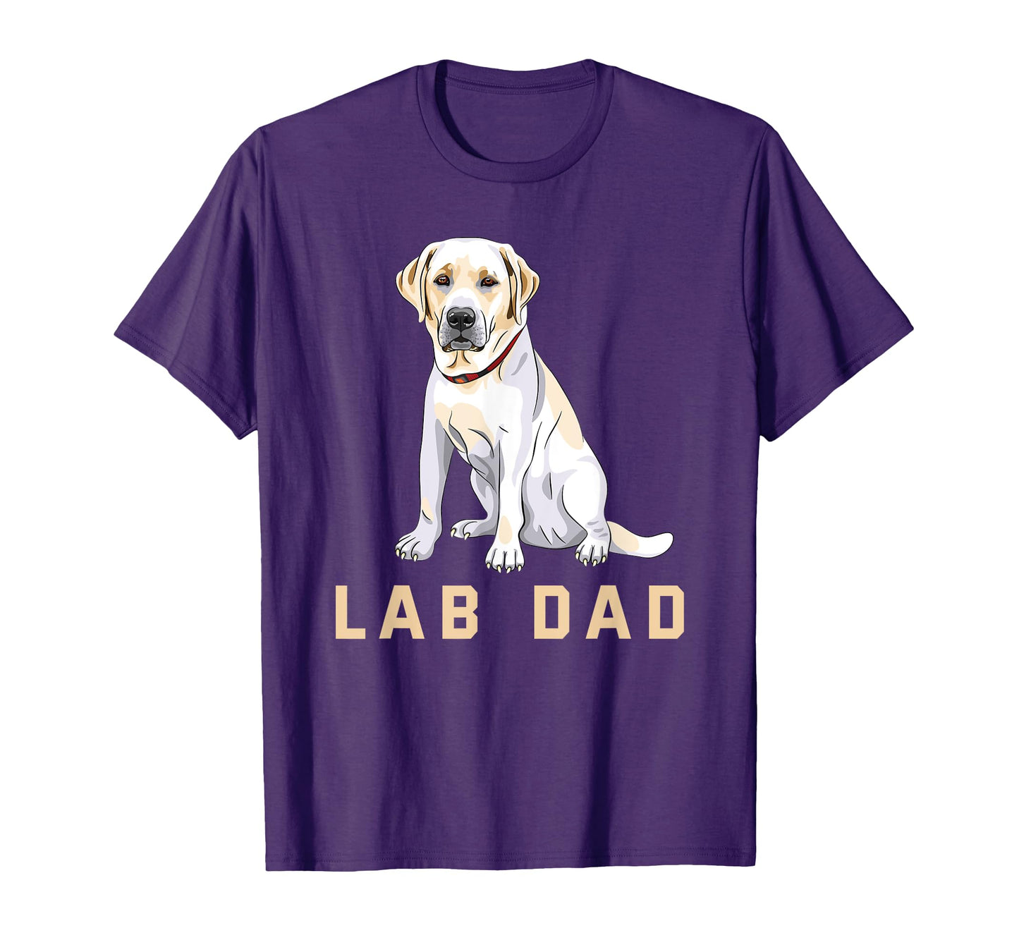 Lab Dad Yellow Labrador Retriever Shirt For Men T-Shirt