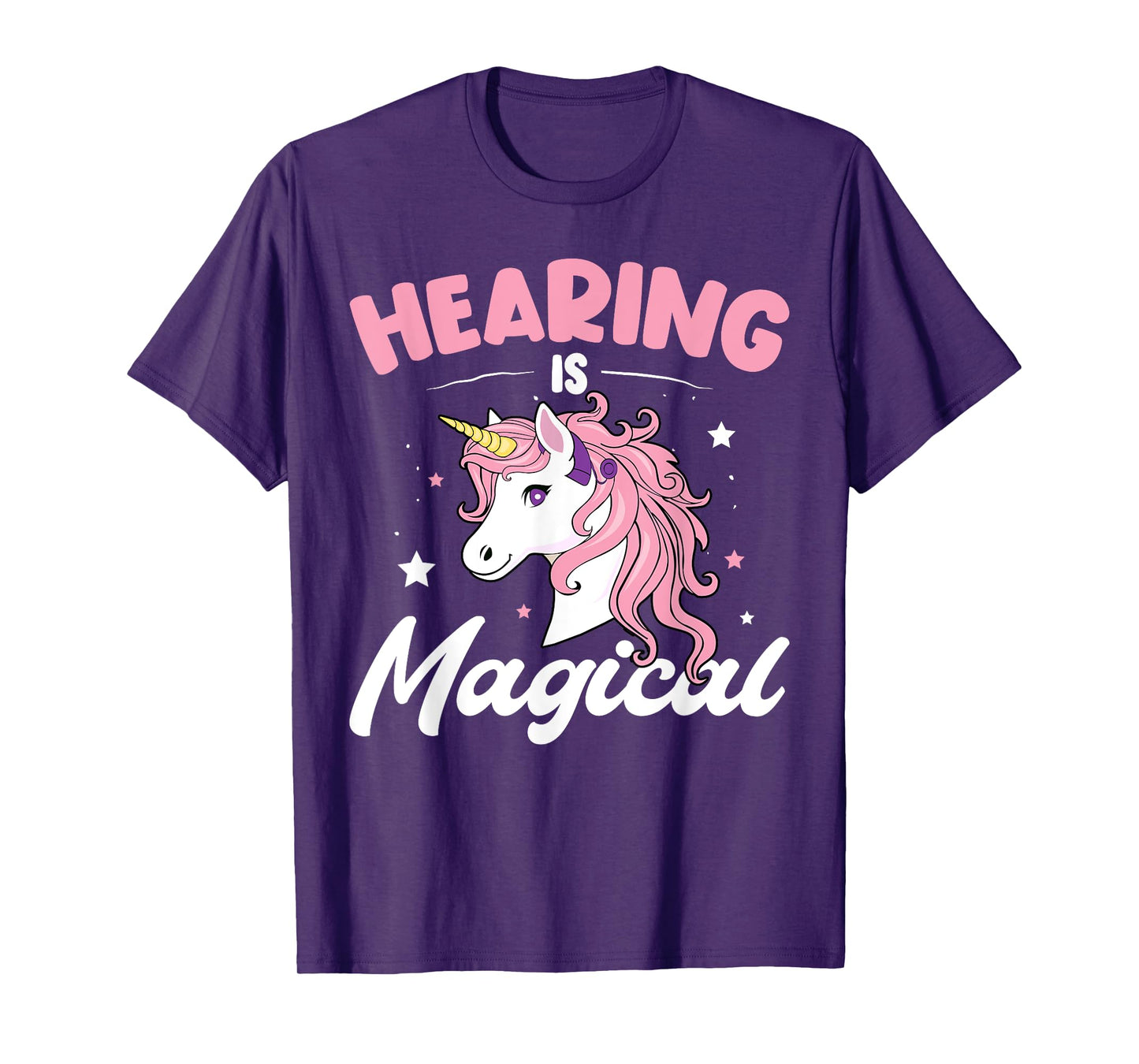 Unicorn Cochlear Implant For Hard Of Hearing And Deaf People T-Shirt