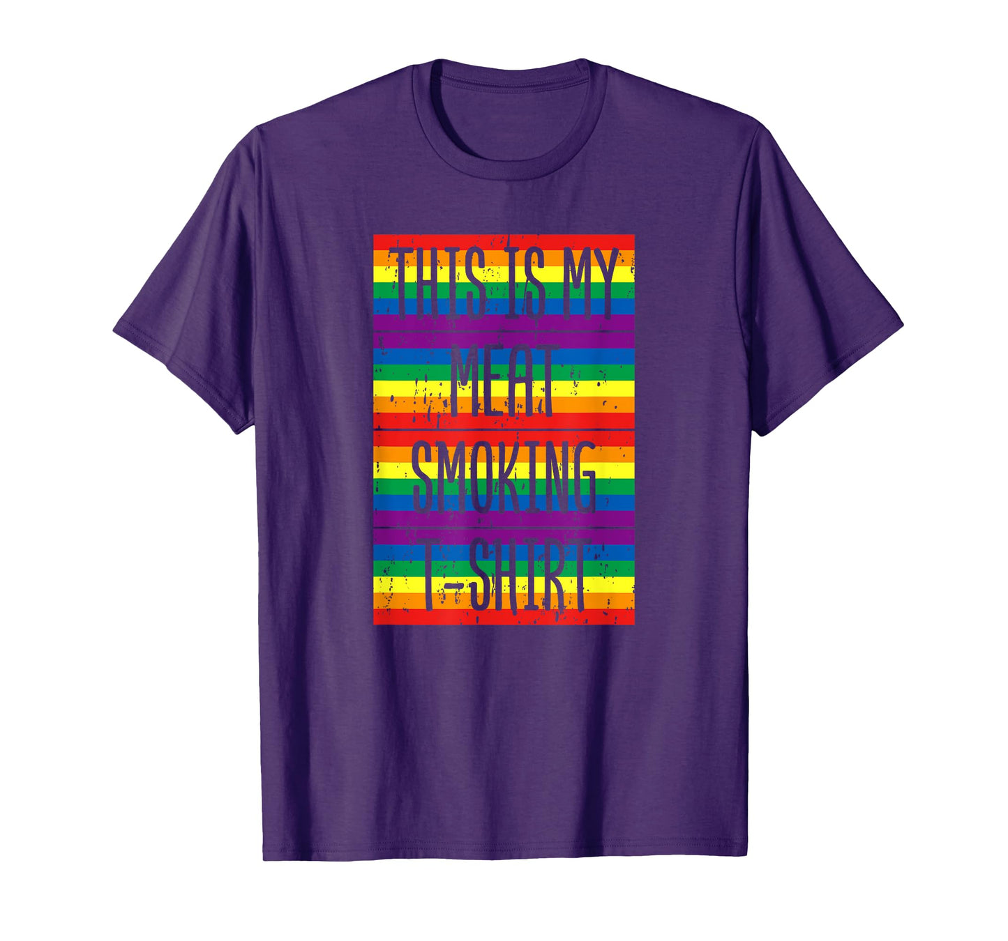 Barbecue Smoker Shirt This Is My Meat Smoking LGBT BBQ T-Shirt