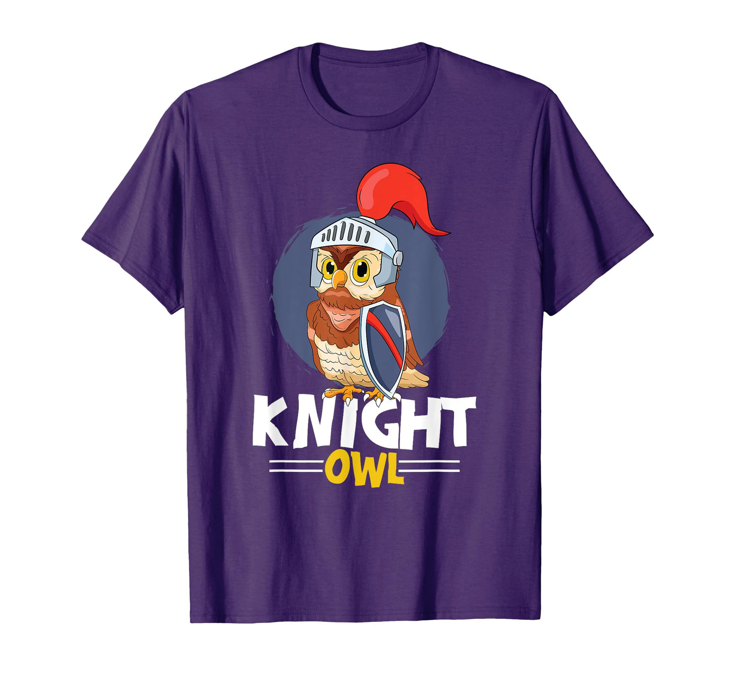 Knight Owl Nocturnal Ornithologist Birds Of Prey T-Shirt