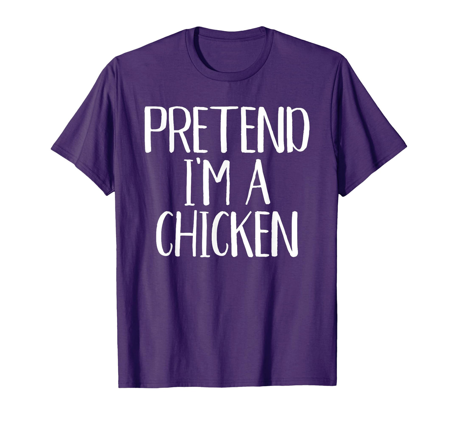 Pretend I'm A Chicken Costume Family Funny Halloween Party T-Shirt