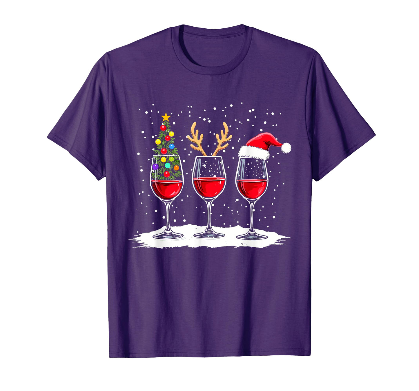 Funny Xmas Outfit Adult Couples Christmas Pajamas T-Shirt