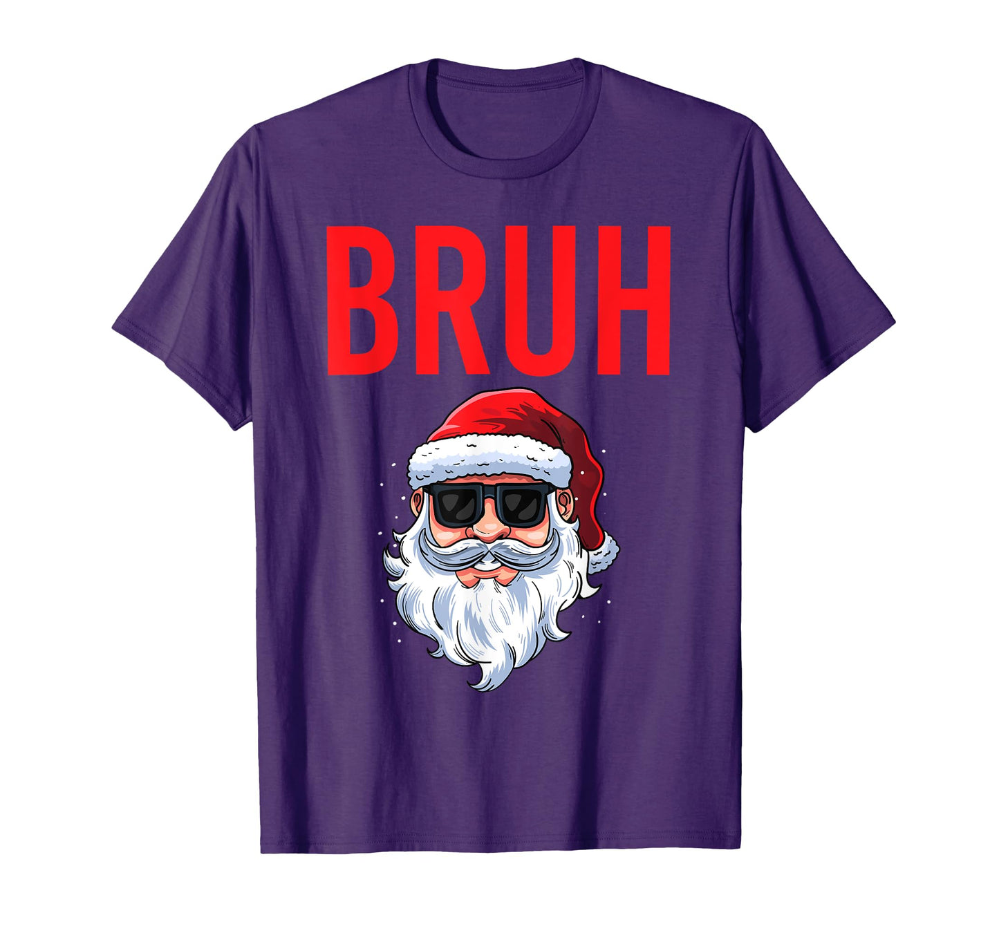 Merry Christmas Bruh Meme Funny Saying for Brother Boys Men T-Shirt