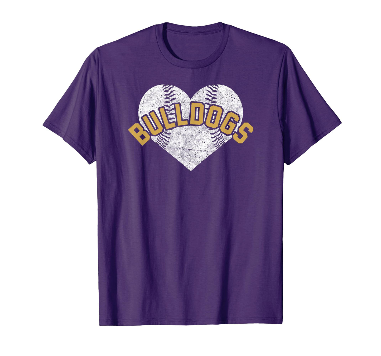 Bulldogs Baseball Softball Shirt High School Team Mascot Mom T-Shirt