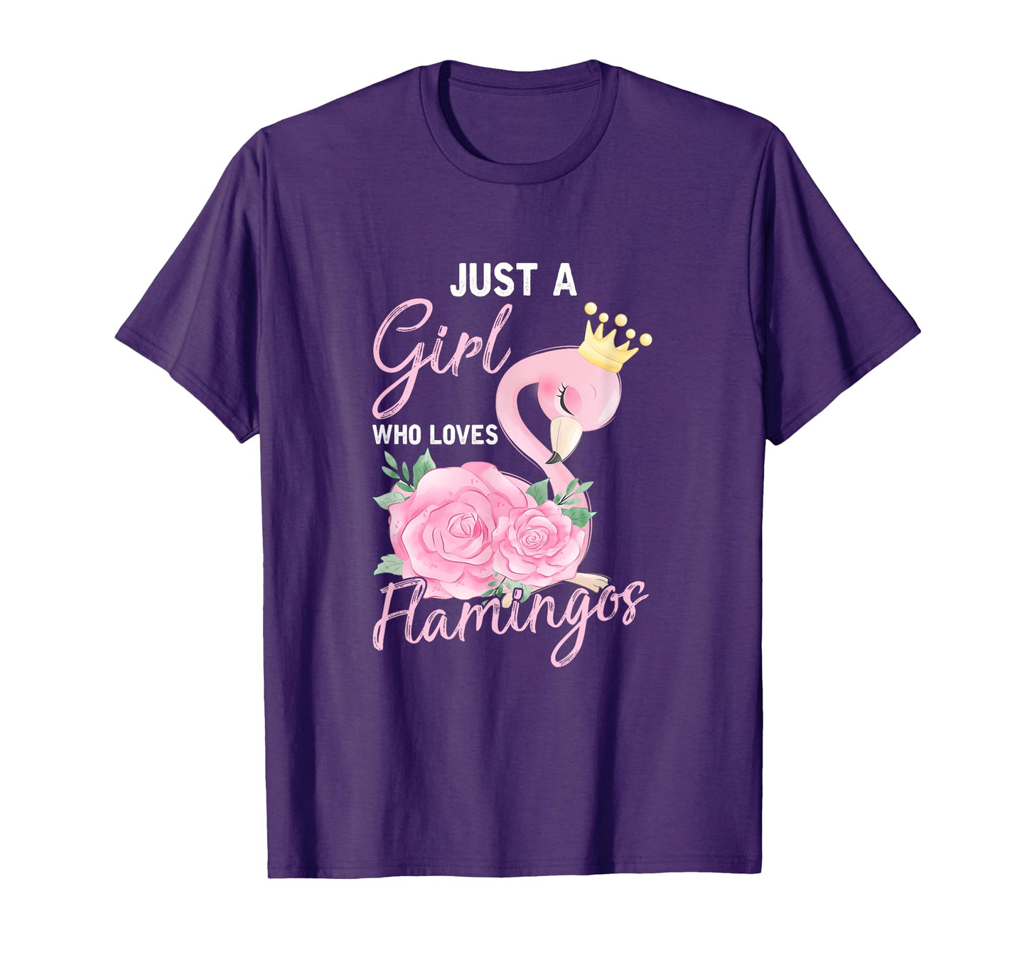 Just A Girl Who Loves Flamingos T-Shirt