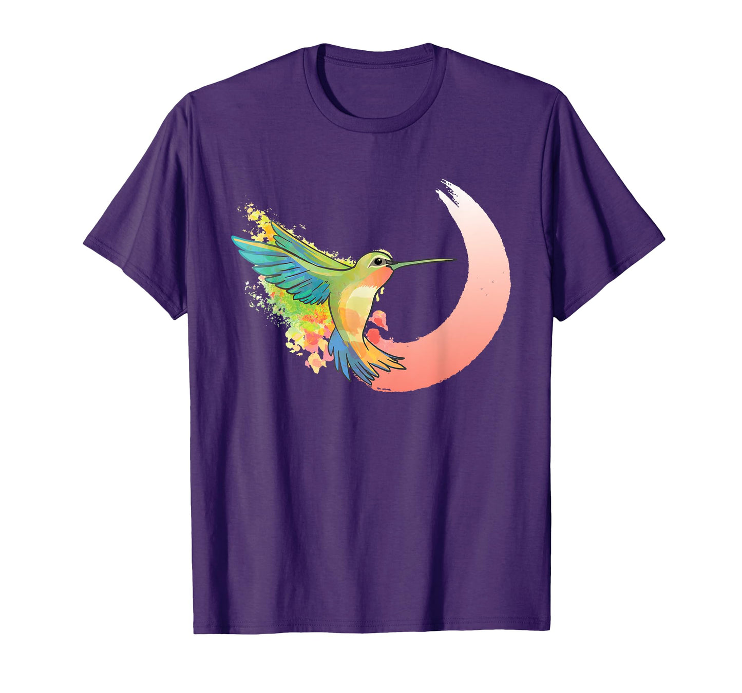 Watercolour hummingbird. T-Shirt