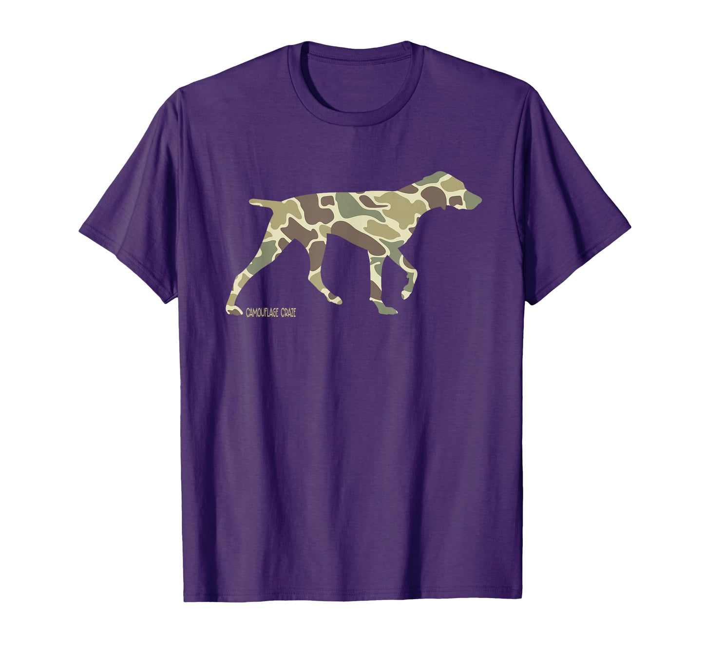 Hunting Dog Camouflage Camo Dog Labrador Hunting Camo Hunter Men Women Kids T-Shirt