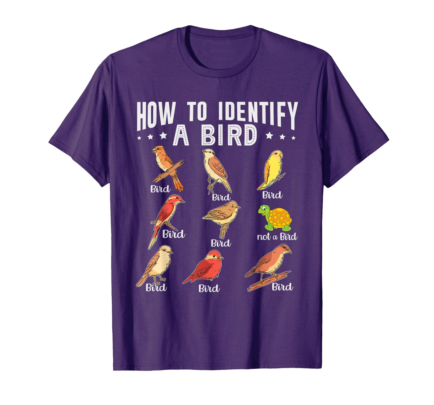 How To Identify A Bird | Bird Watcher | Bird Lover T-Shirt