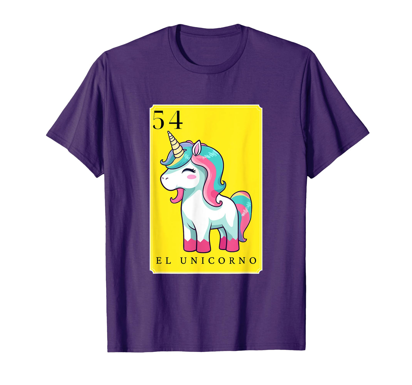 El Unicorno Funny Spanish-Mexican Bingo Cards The Unicorn T-Shirt