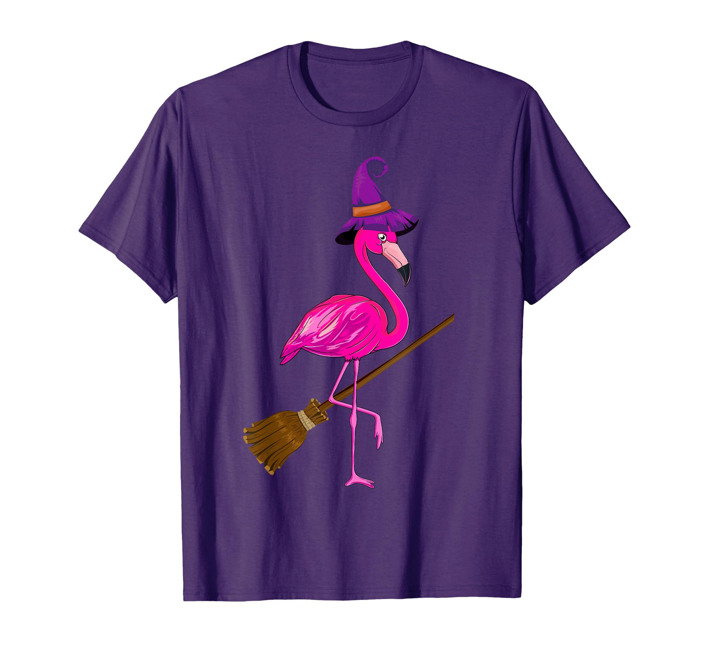 Happy Halloween Pumpkin Flamingo - Flamingo Lover Halloween T-Shirt