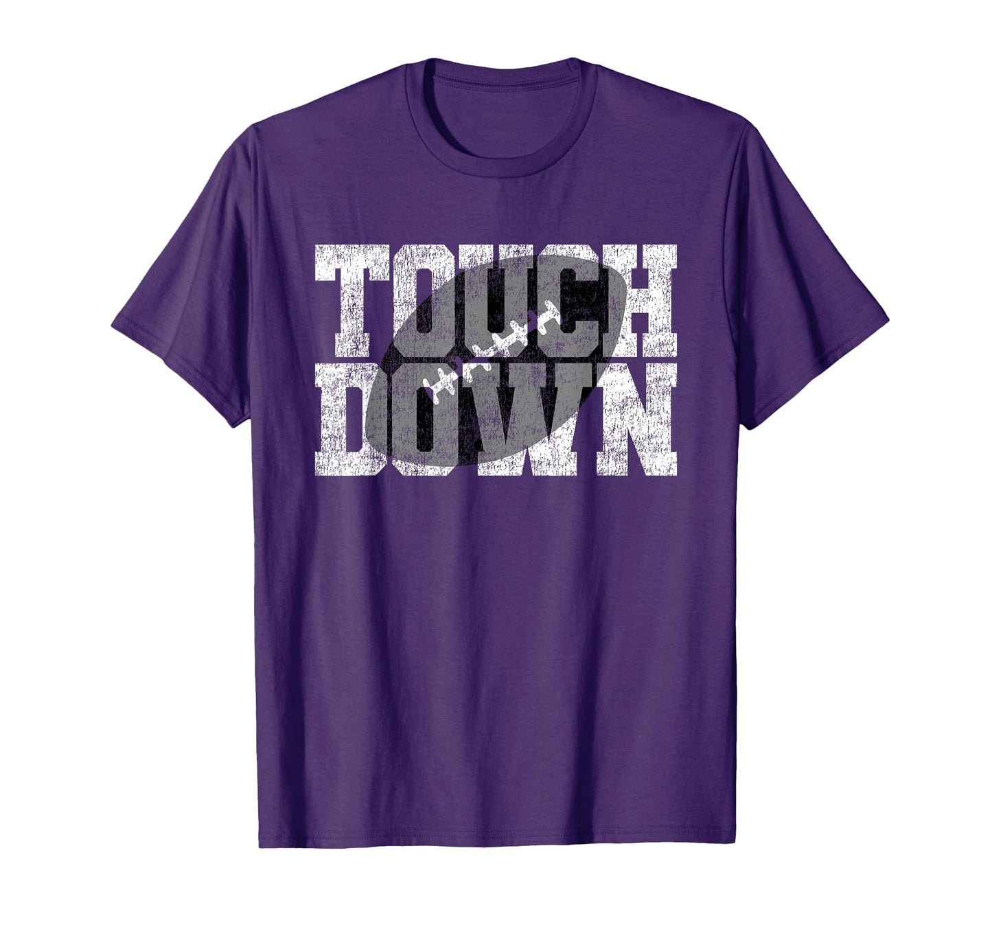 Football Fan Gear Vintage Touchdown Graphic Novelty T-Shirt