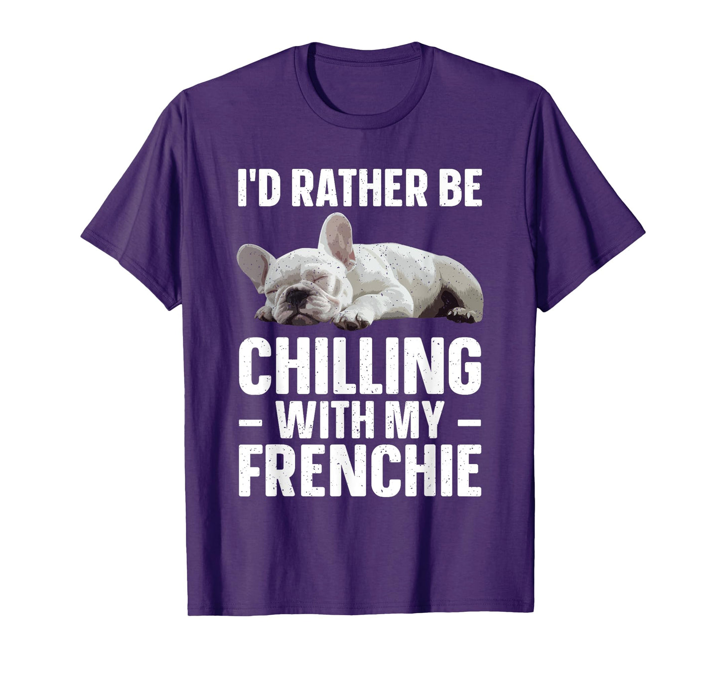 French Bulldog Art For Men Women French Bulldog Frenchie T-Shirt