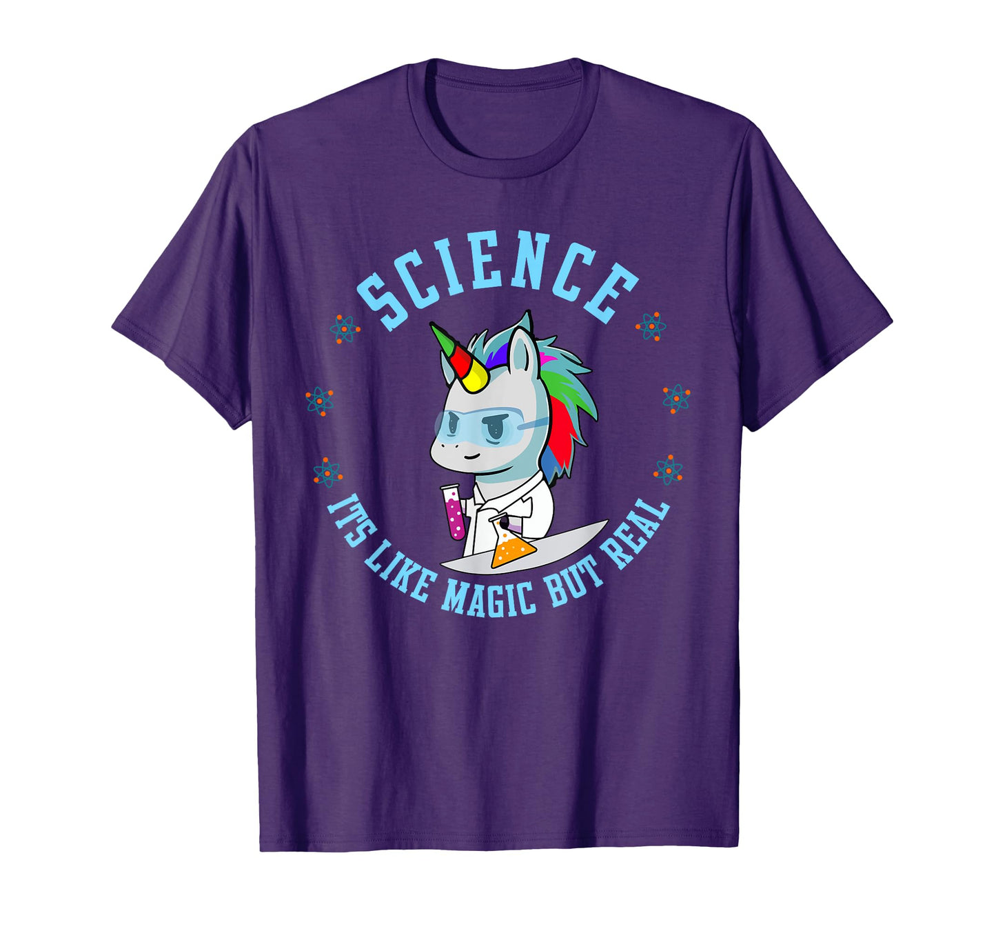Unicorn Scientist Funny Science Is Like Magic But Real T-Shirt