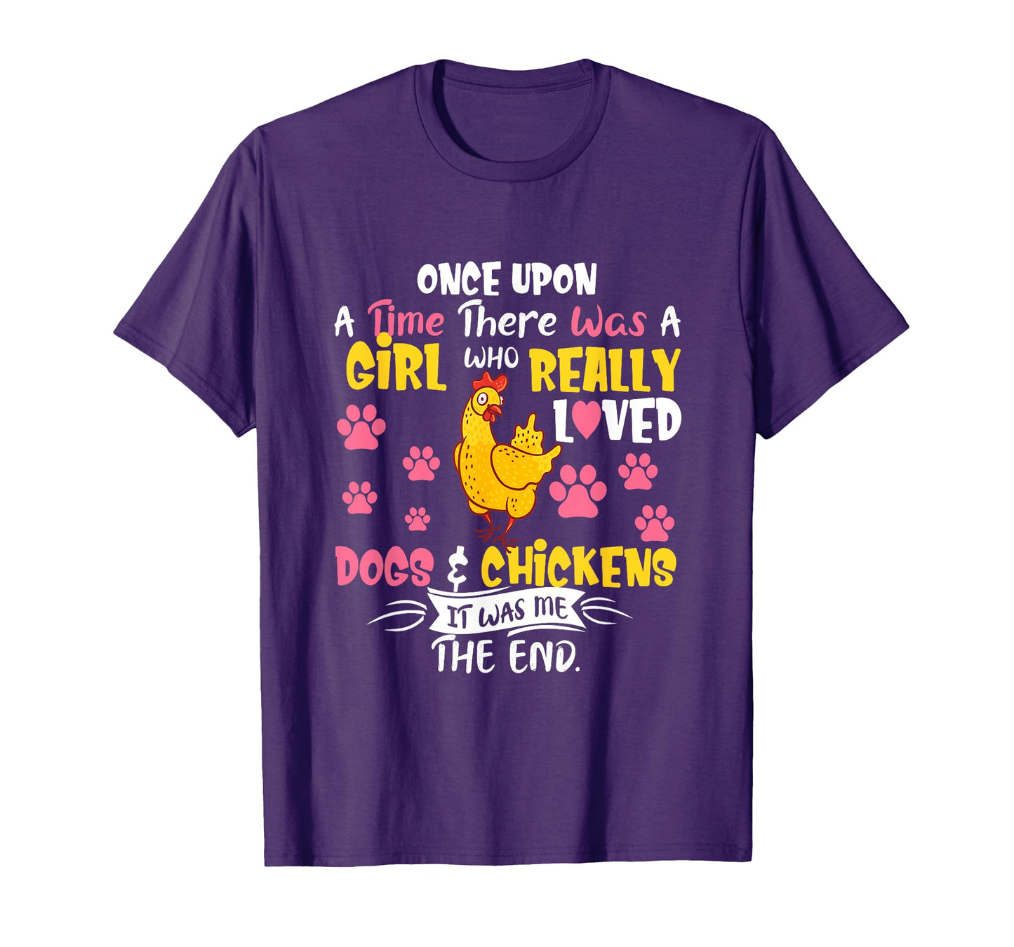 Funny Chicken Dog Lover for Women Girls Farmer T-Shirt