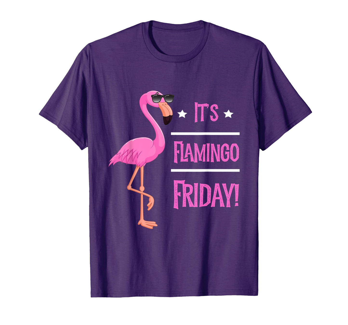 Flamingo It’s Flamingo Friday Birds Wearing Glasses T-Shirt