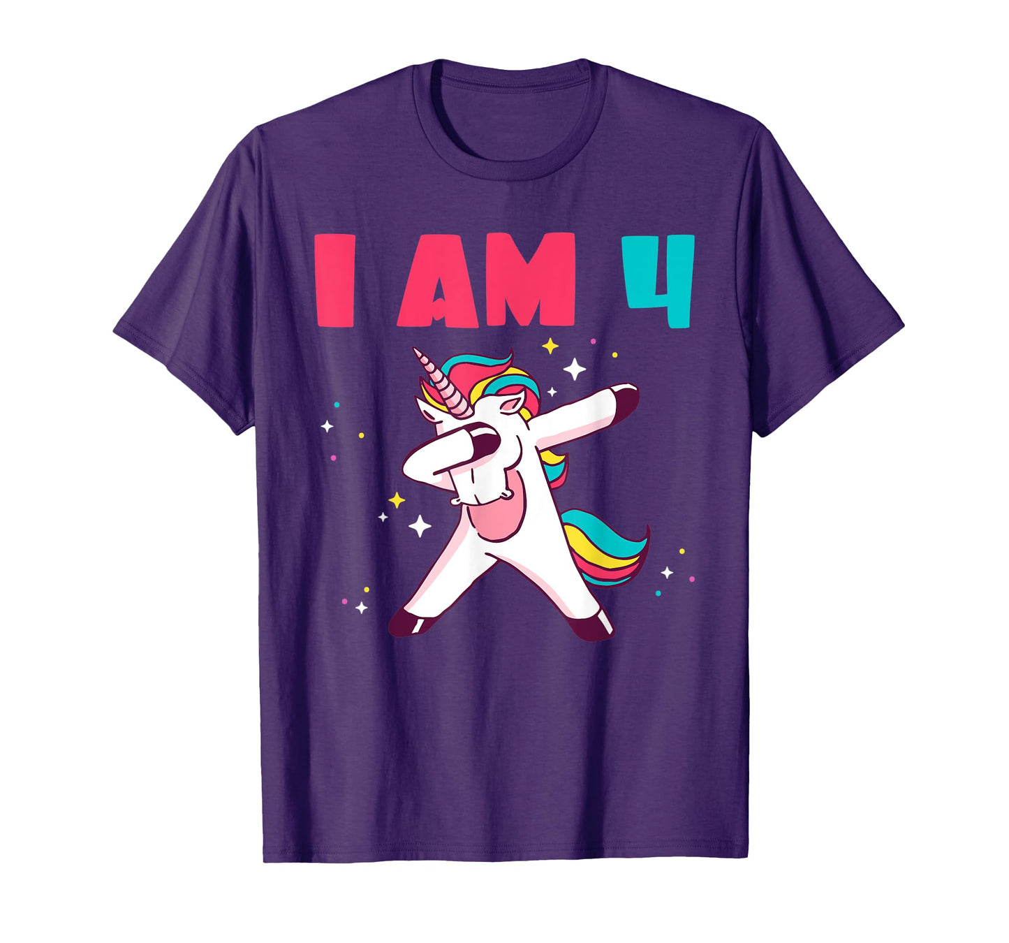 I am 4 Years Magical Unicorn T-Shirt