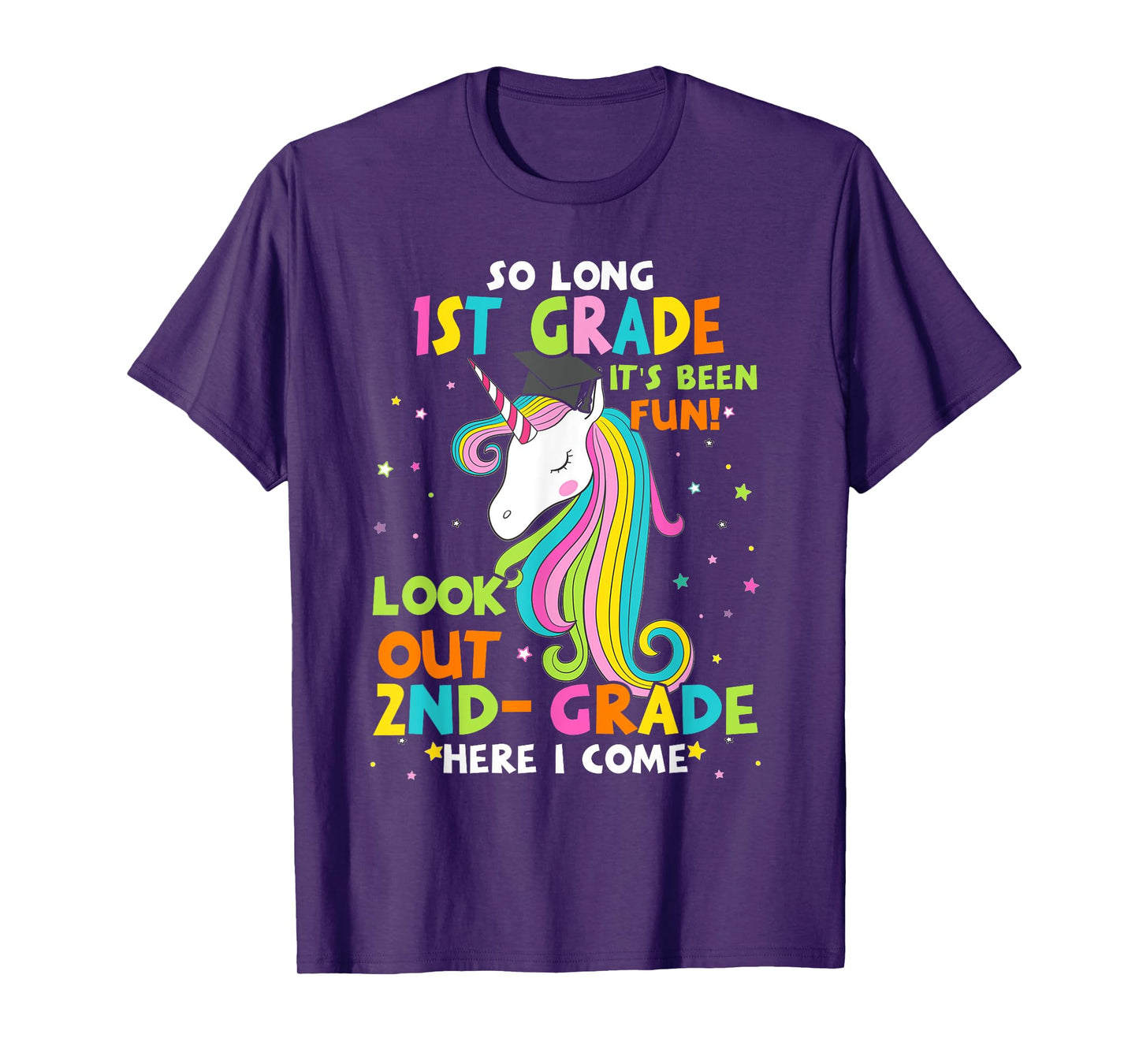 So Long 1st Grade 2nd Grade Here I Come Graduation Girls T-Shirt
