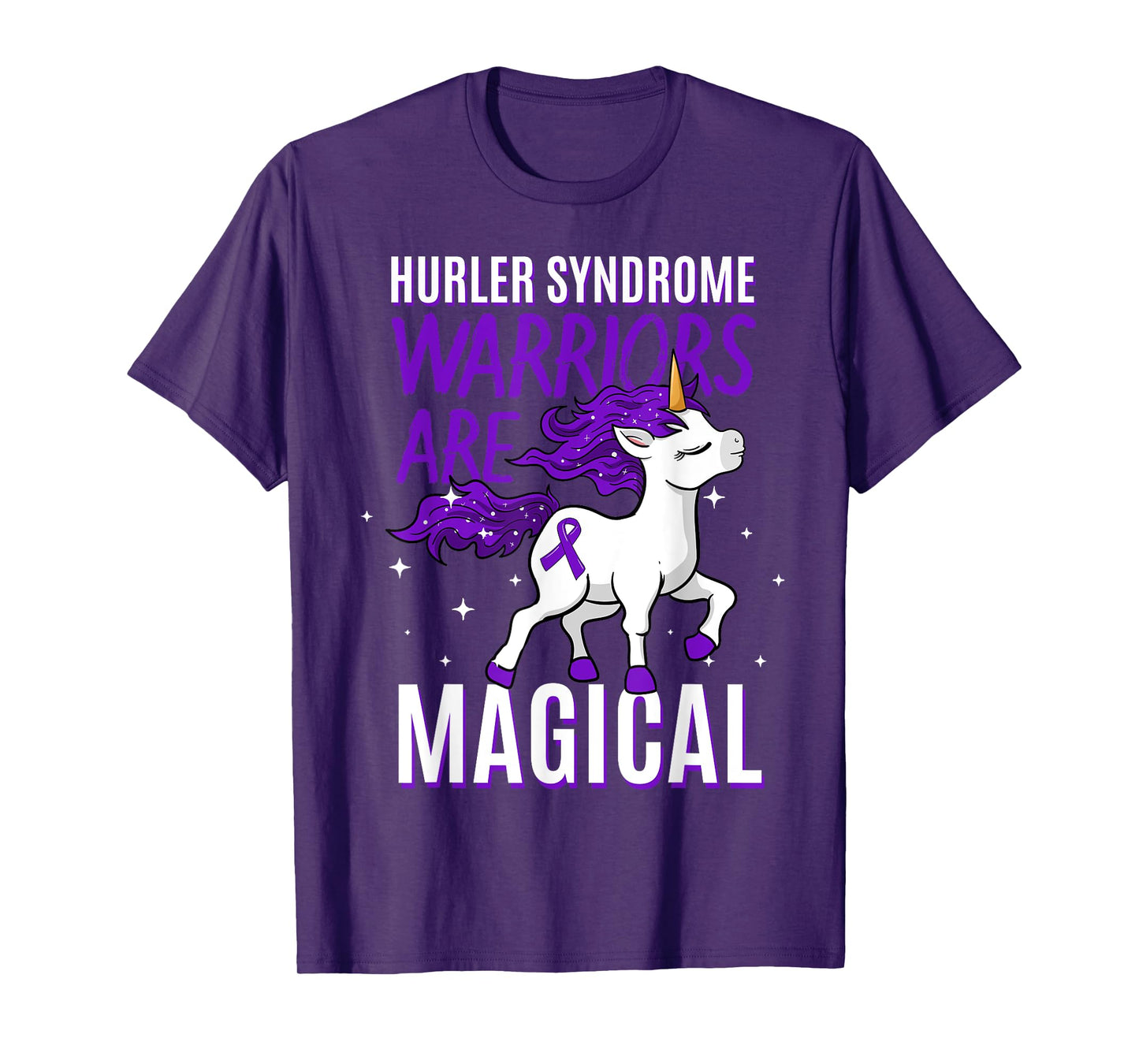 Hurler Syndrome Warrior Awareness Unicorn MPS-IH Patient T-Shirt