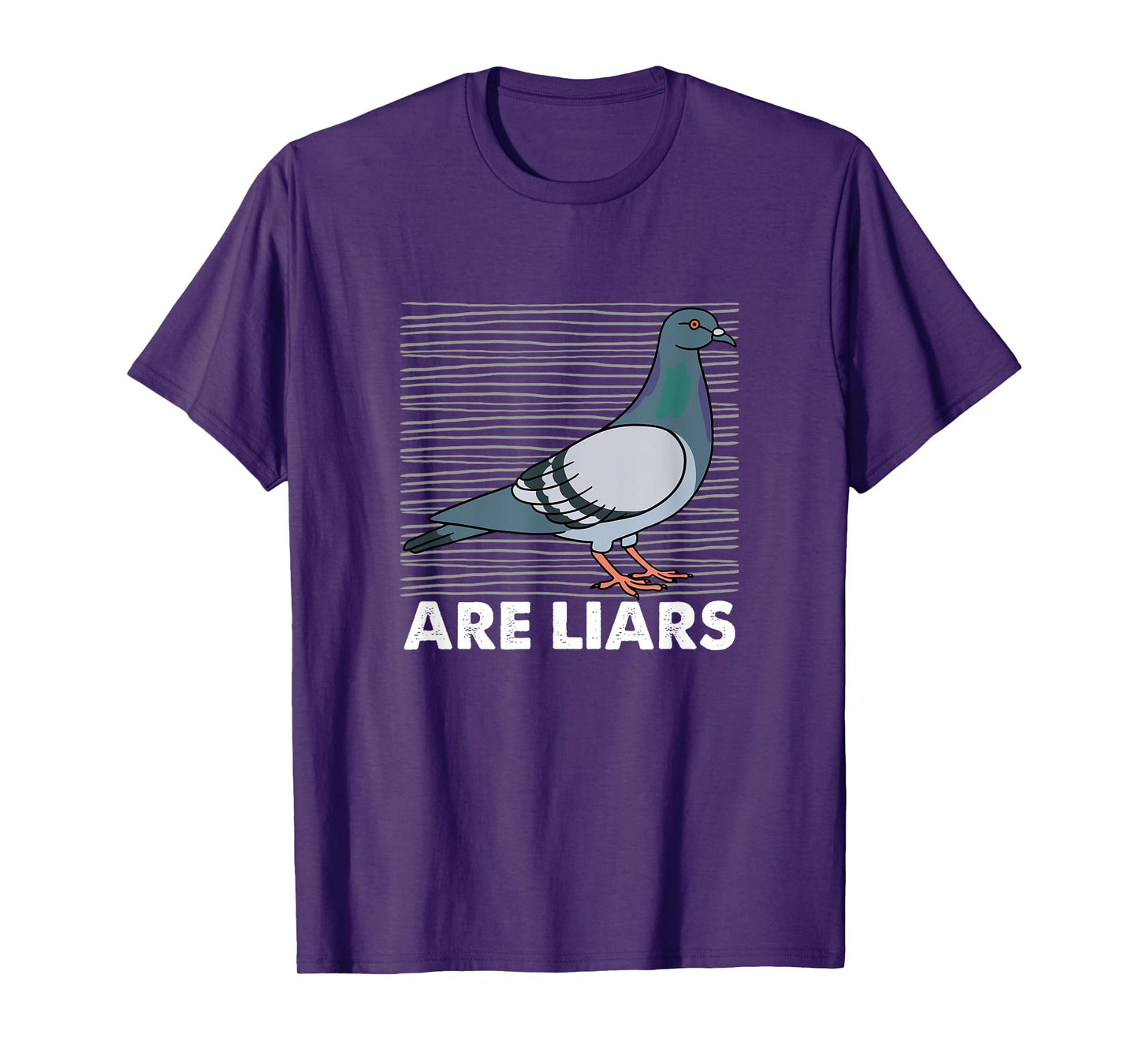 Pigeons Are Liars Aren't Real Spies Birds Pun Gift T-Shirt