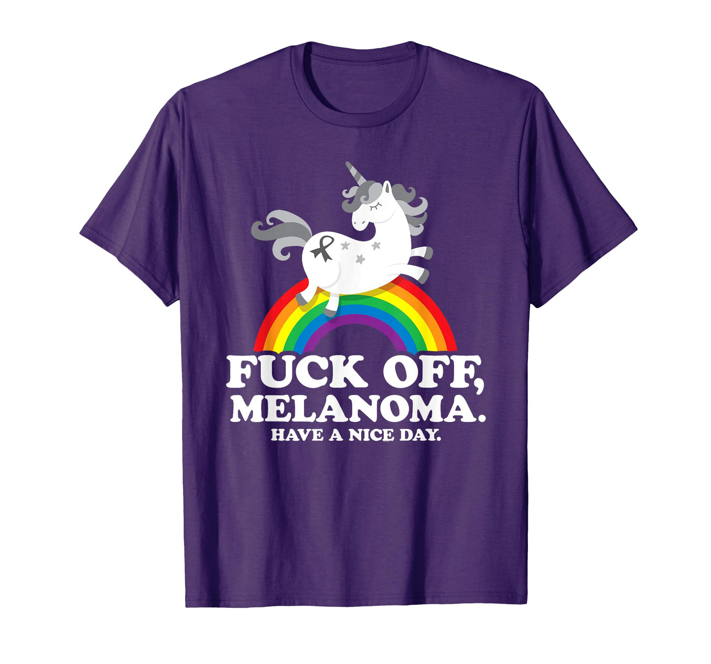 Melanoma Cancer Survivor Shirt | Fuck Melanoma T-Shirt