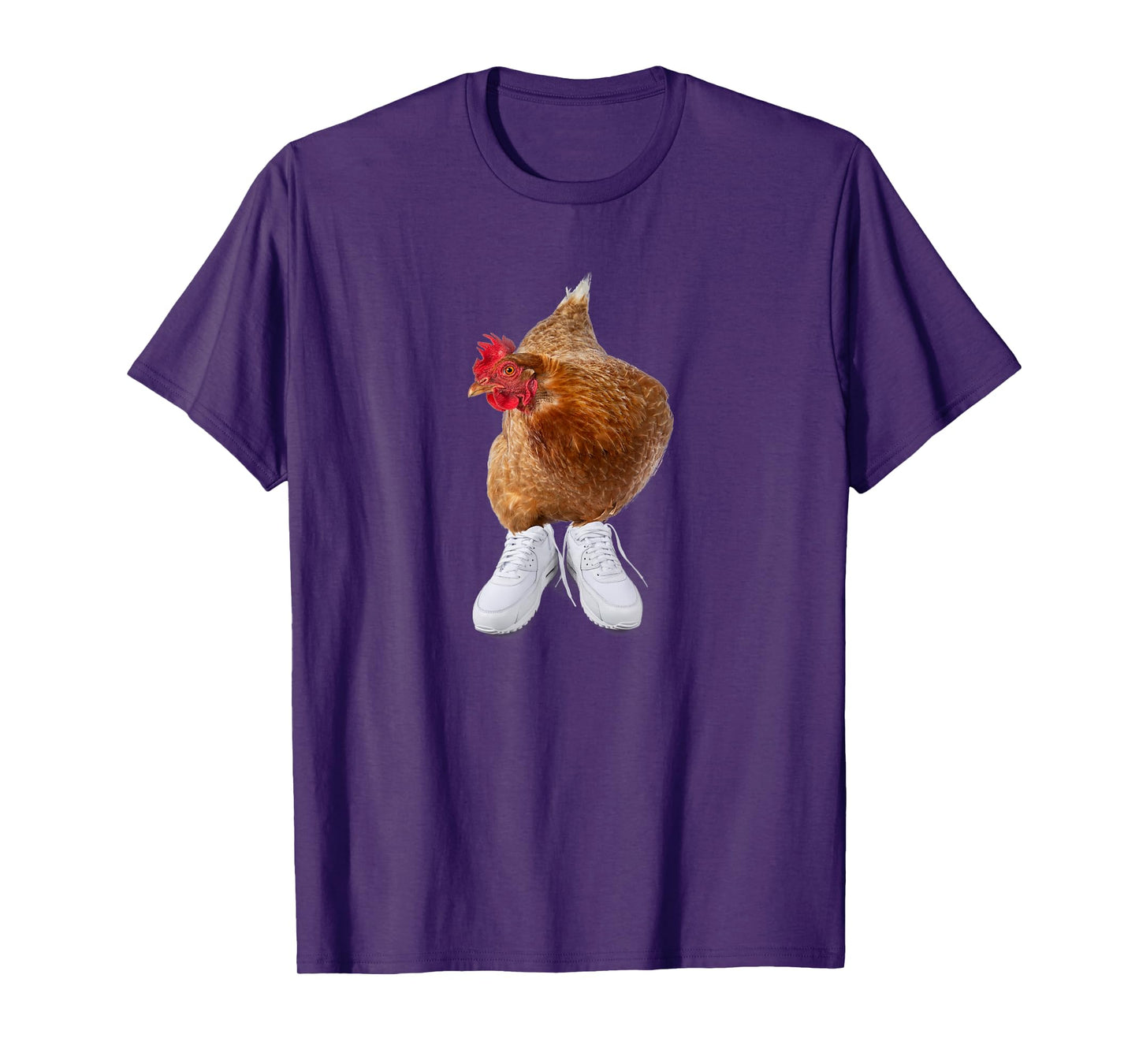 Chicken in Sneakers, Funny Meme Gag Design T-Shirt