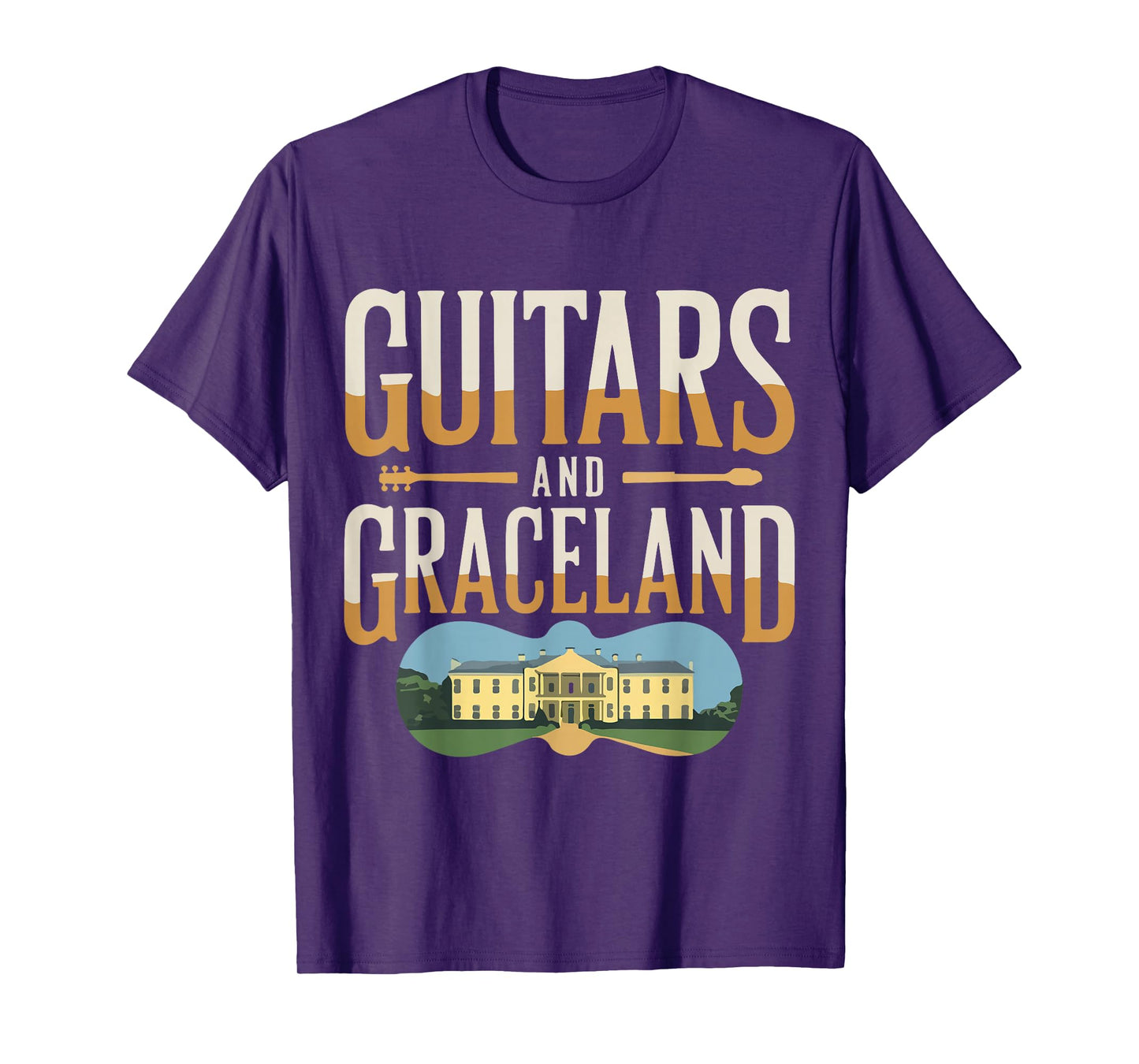 Memphis Guitar Graceland of Tennessee T-Shirt