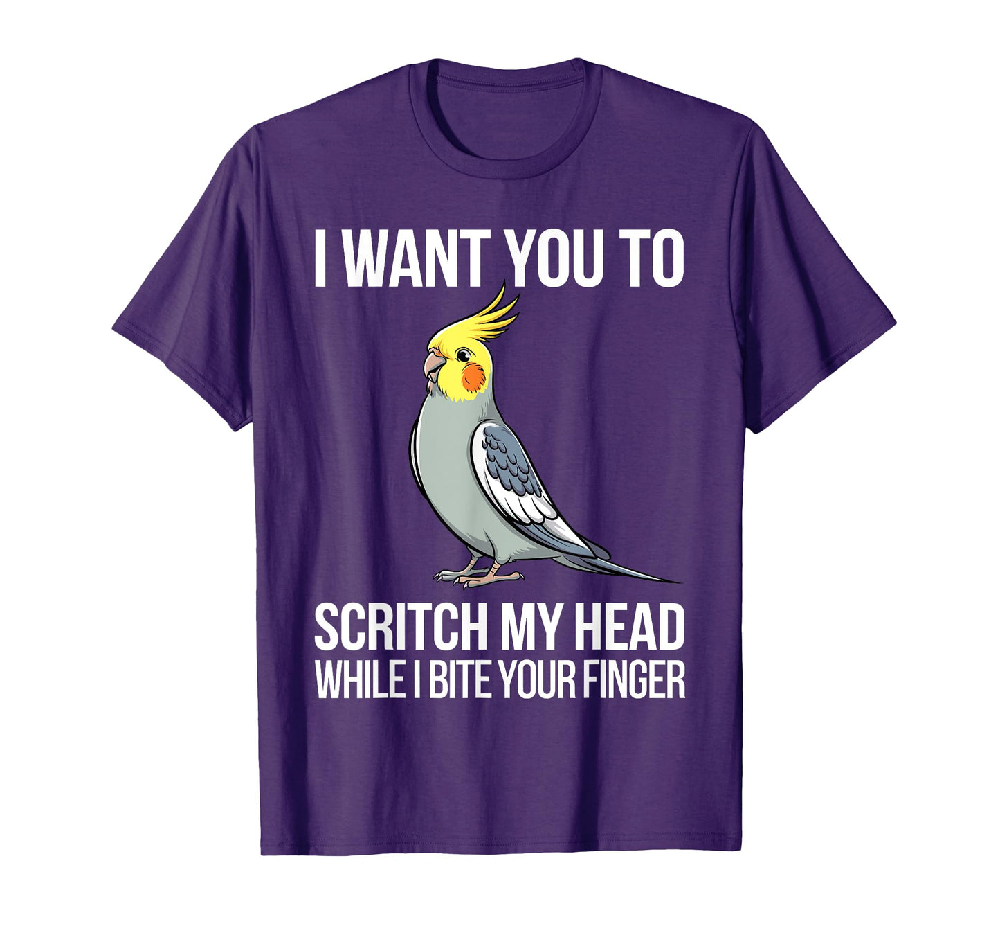 Cockatiel Art For Men Women Cockatoo Bird Cockatiel Lover T-Shirt