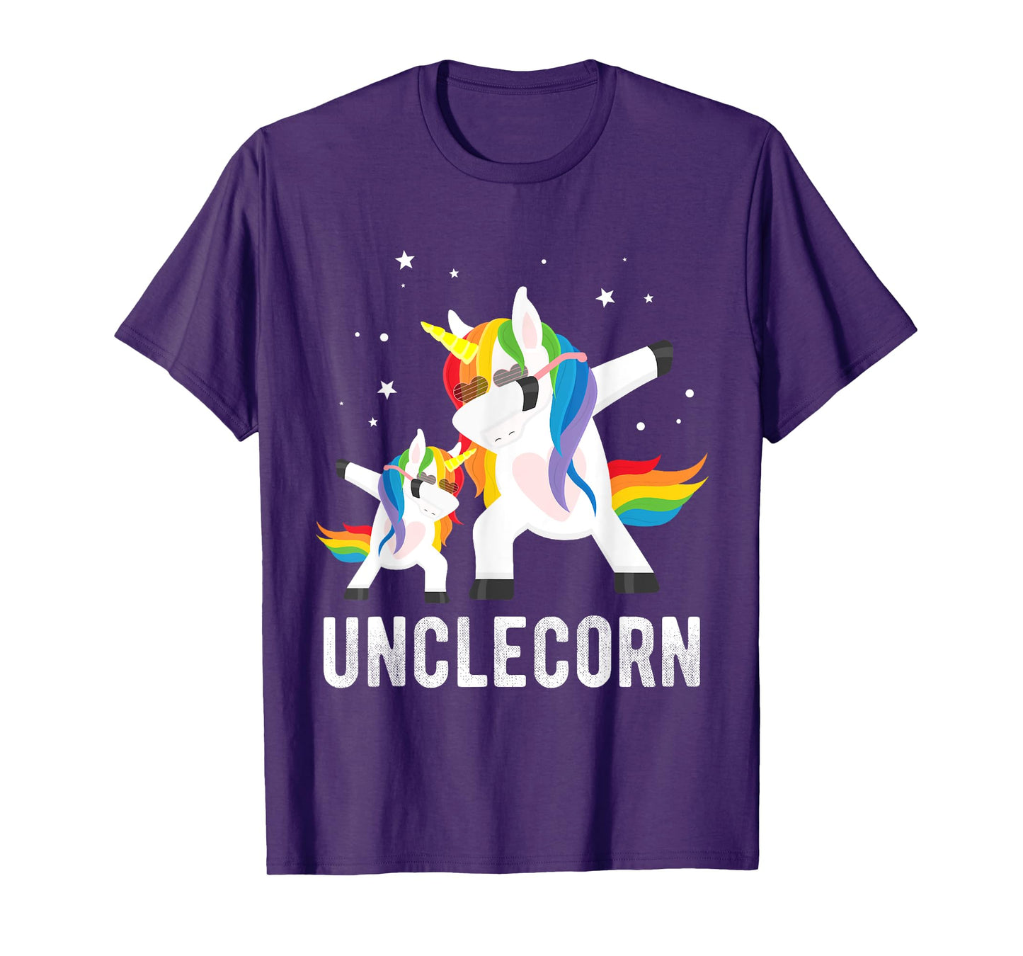Dabbing Unclecorn, Funny Unicorn Lover Tee for Uncle and Kid T-Shirt