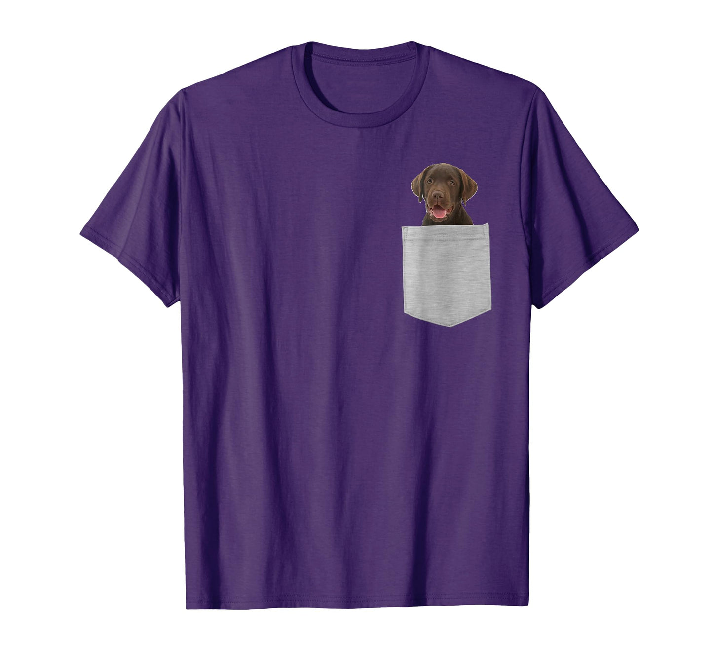 Dog in Your Pocket Chocolate Lab, Labrador T-Shirt