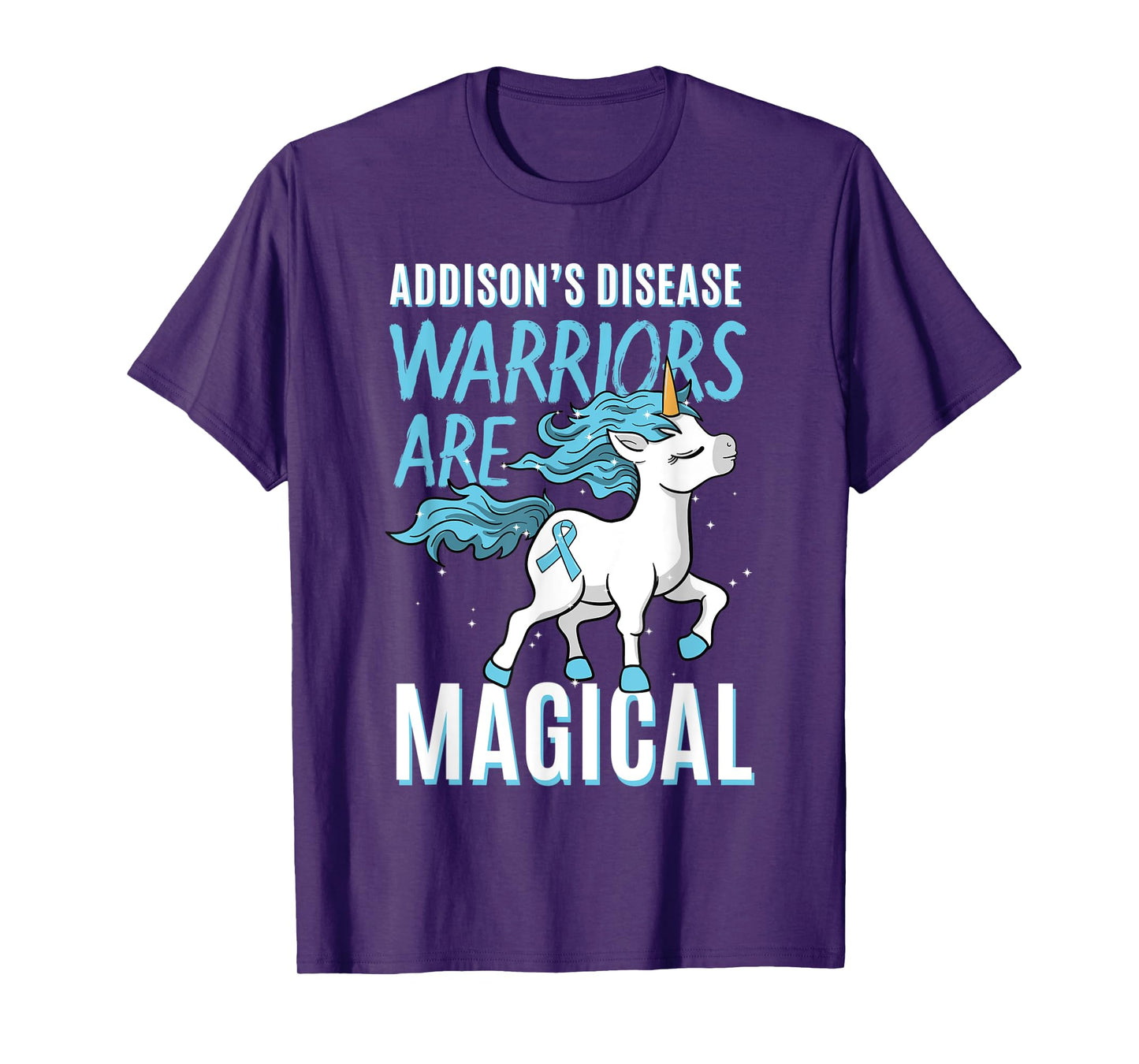 Addison's Disease Warrior Hypocortisolism Unicorn Lover T-Shirt