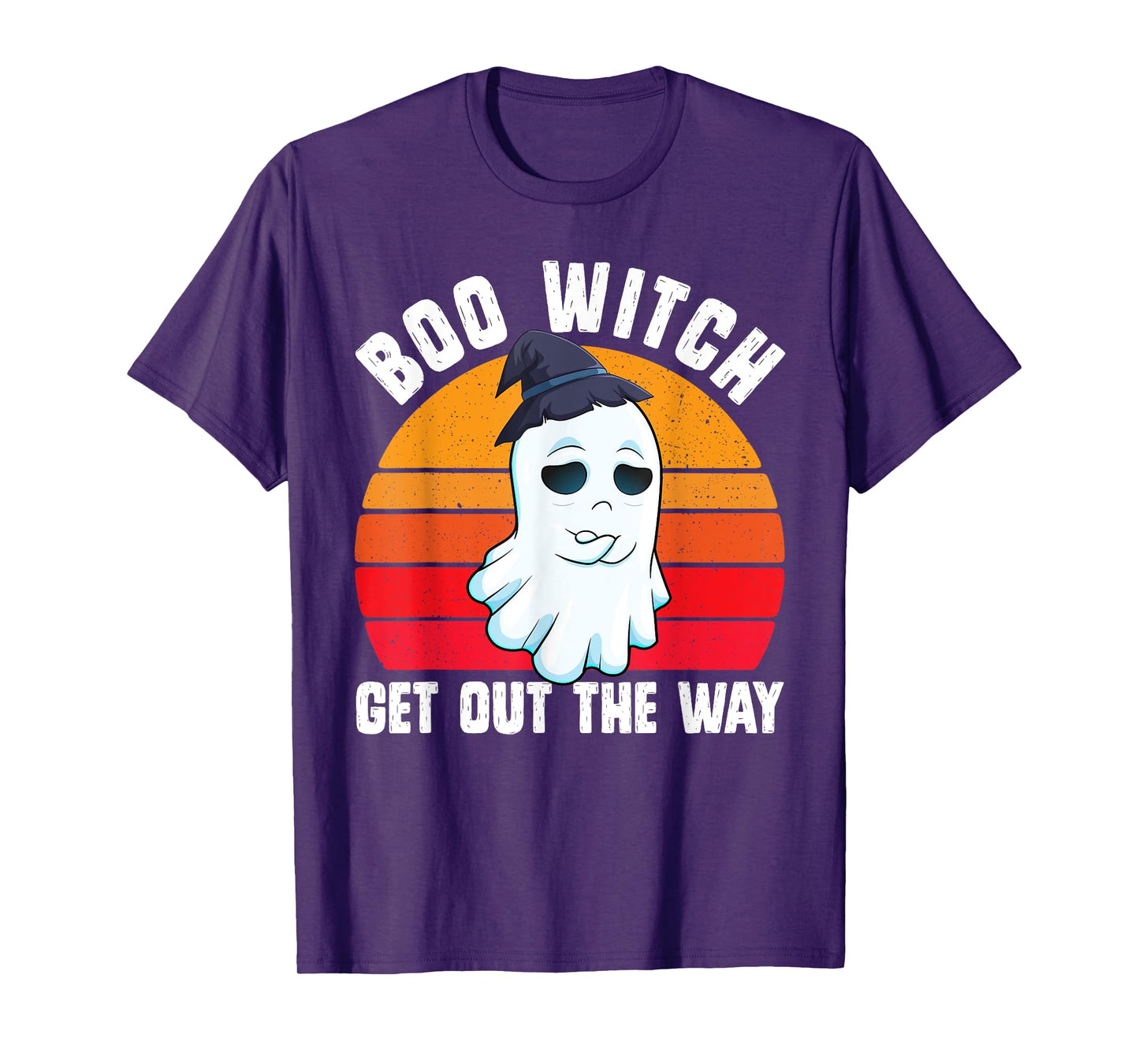 Boo Witch Get Out The Way Funny Halloween Costume Pun T-Shirt