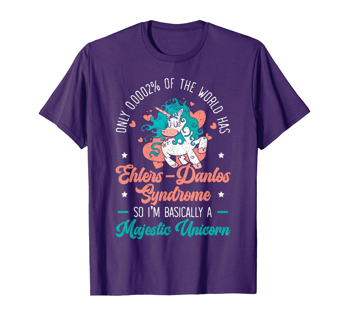Unicorn Lover Ehlers-Danlos EDS and HSD Awareness Month T-Shirt