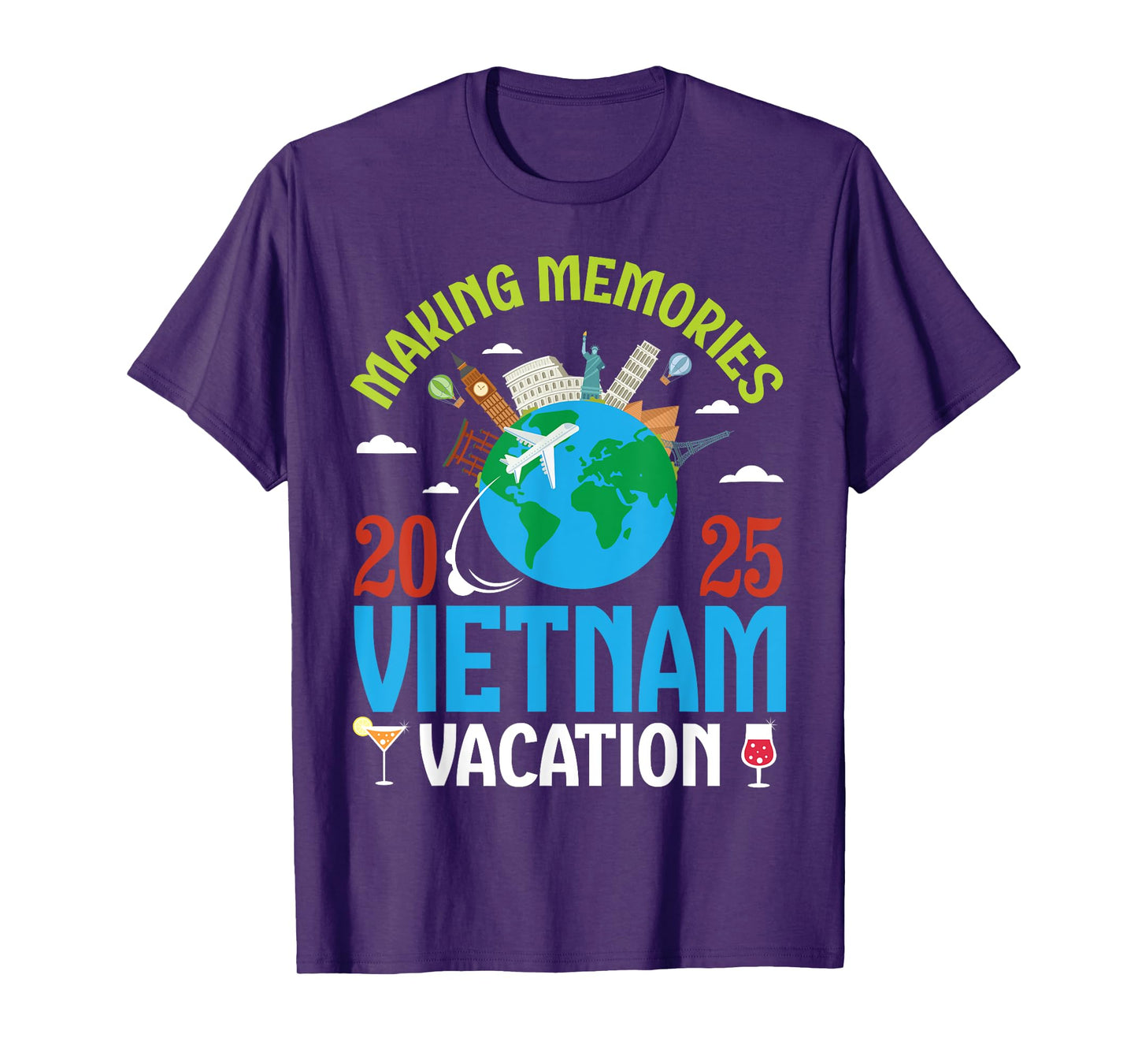 Making Memories Vietnam Vacation 2025 Travel Couple Family T-Shirt
