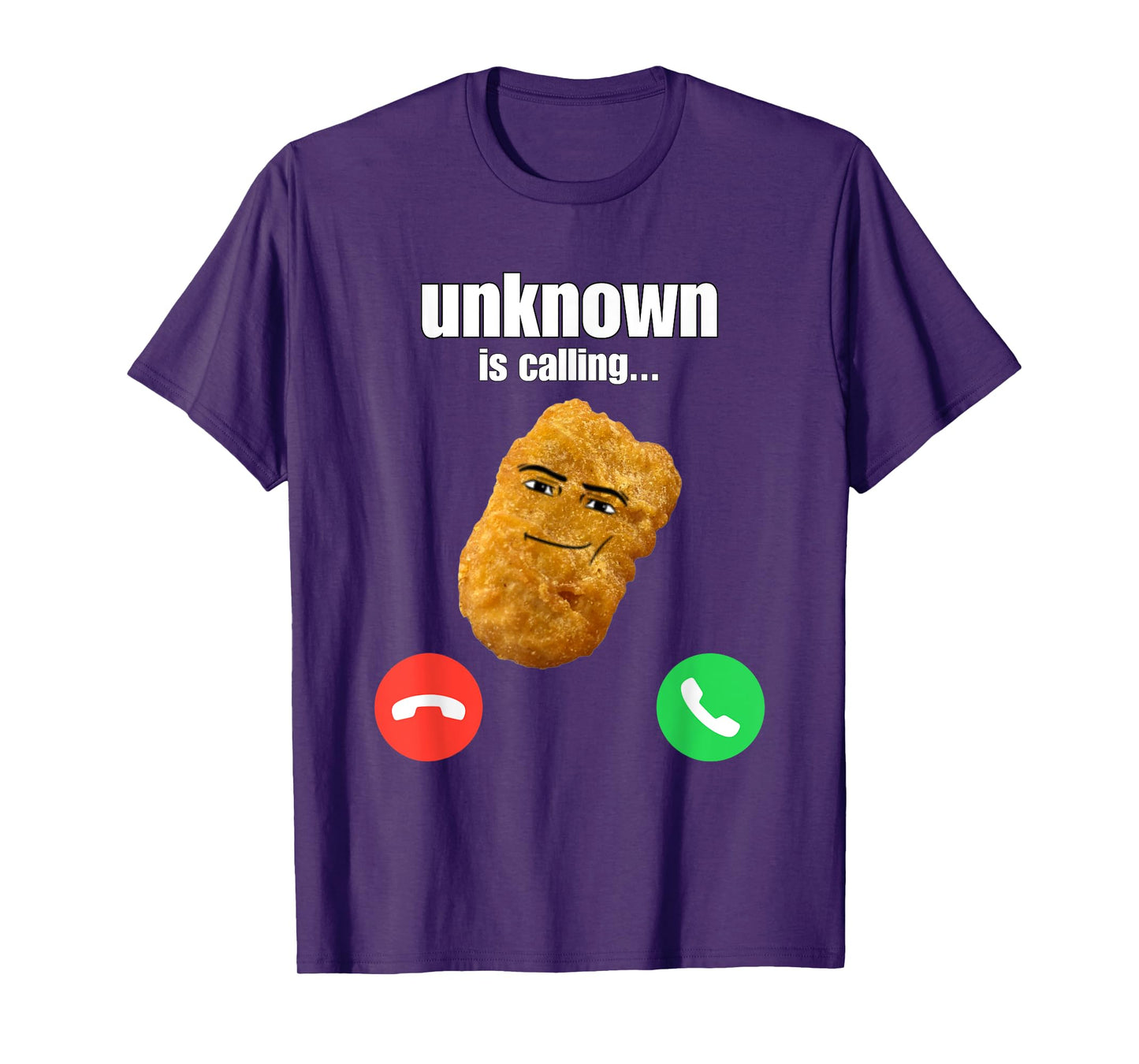 Chicken Nugget Man Face Cowboy Meme T-Shirt