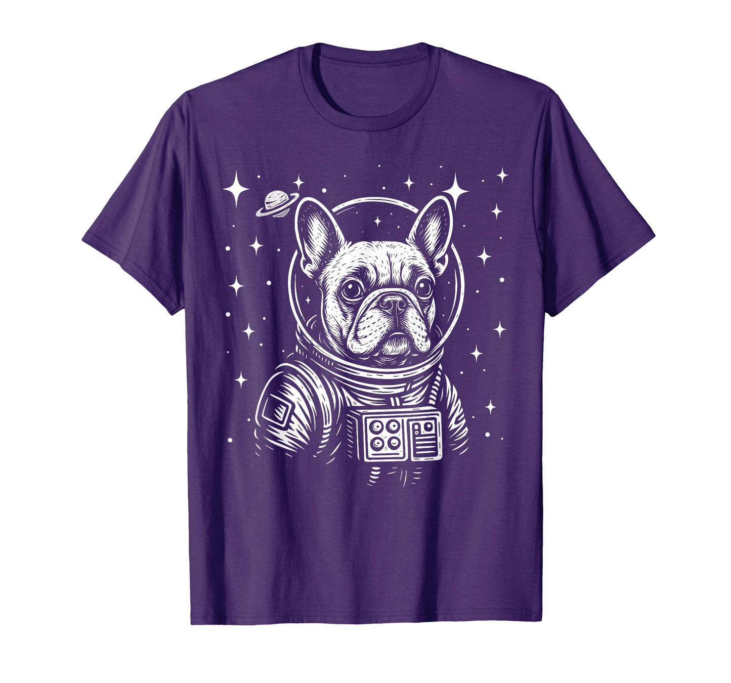 Astronaut French Bulldog Space Galaxy Dog Lovers T-Shirt