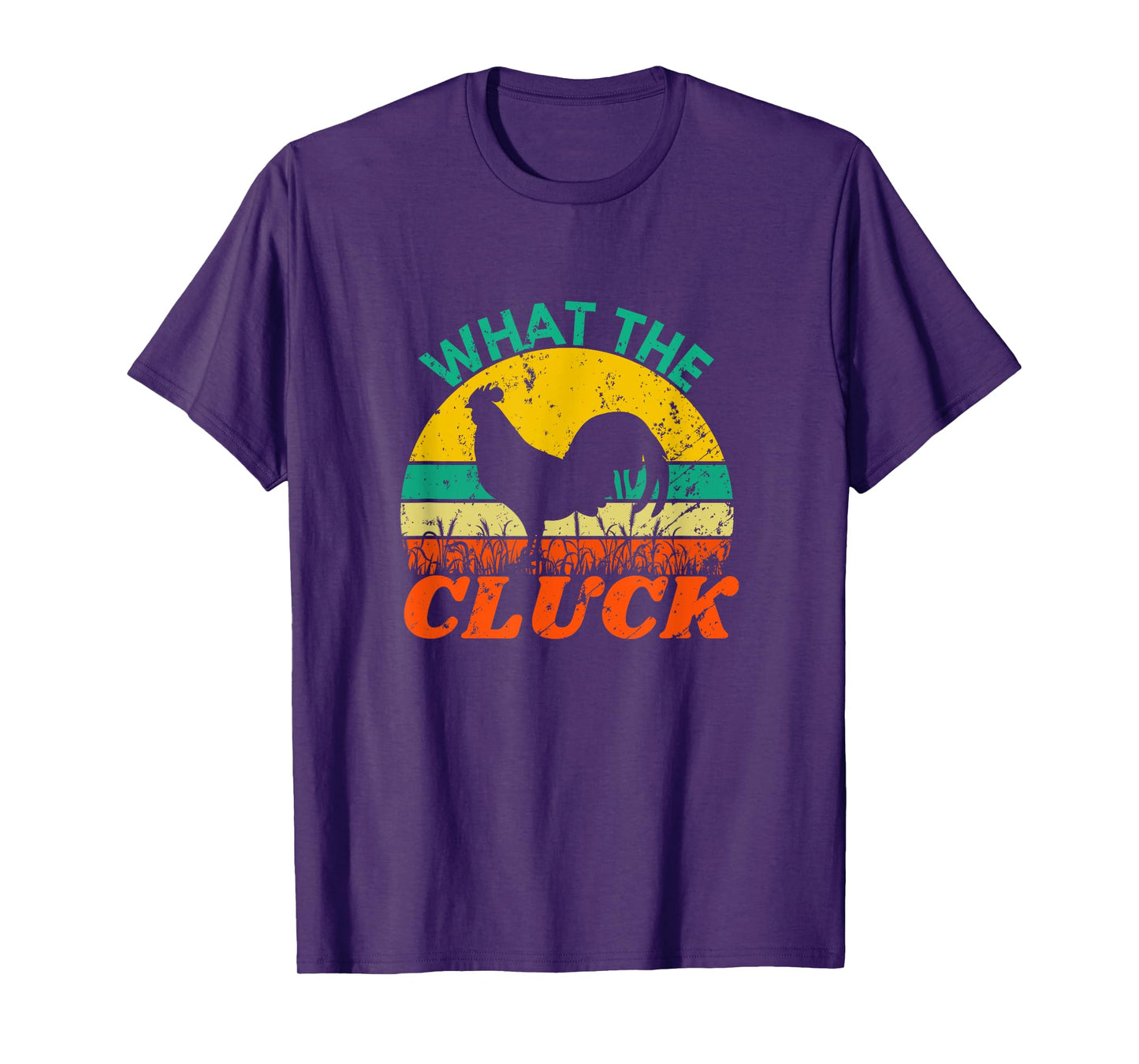Funny Chicken Shirts | What the Cluck | Retro Vintage Style T-Shirt