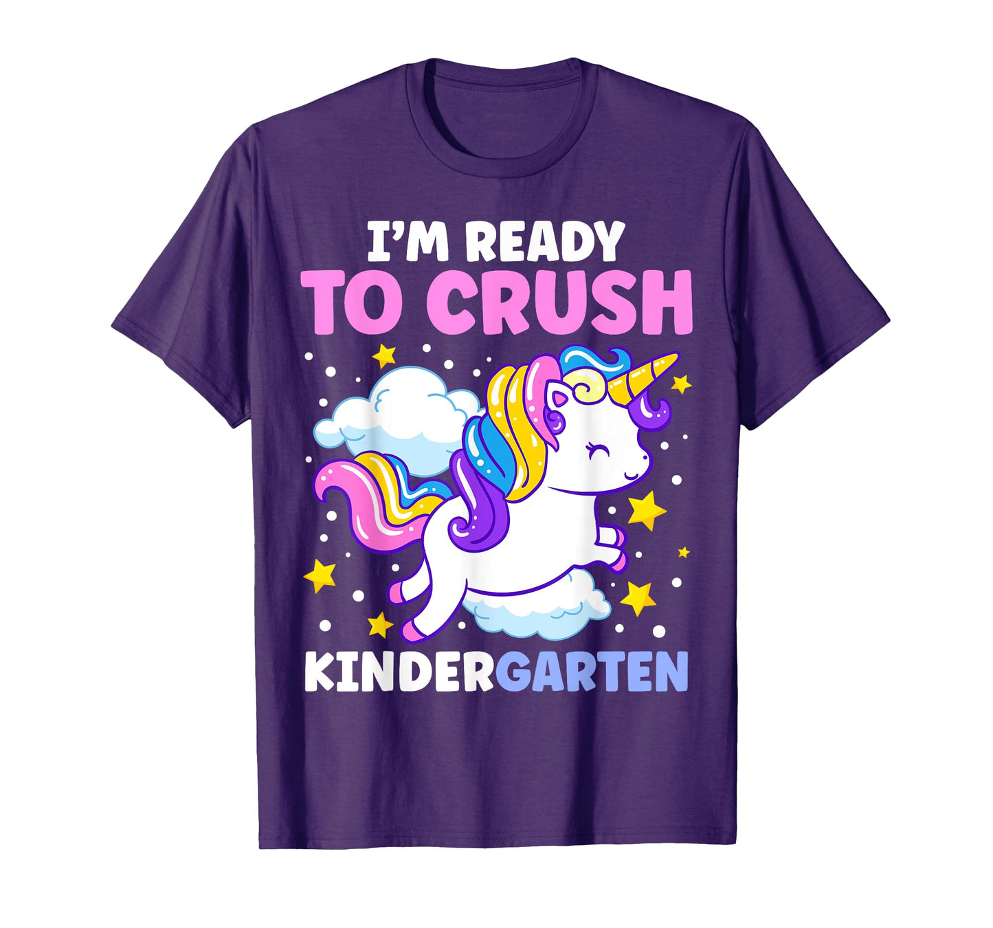First Day of Kindergarten Unicorn Girls Back to School T-Shirt