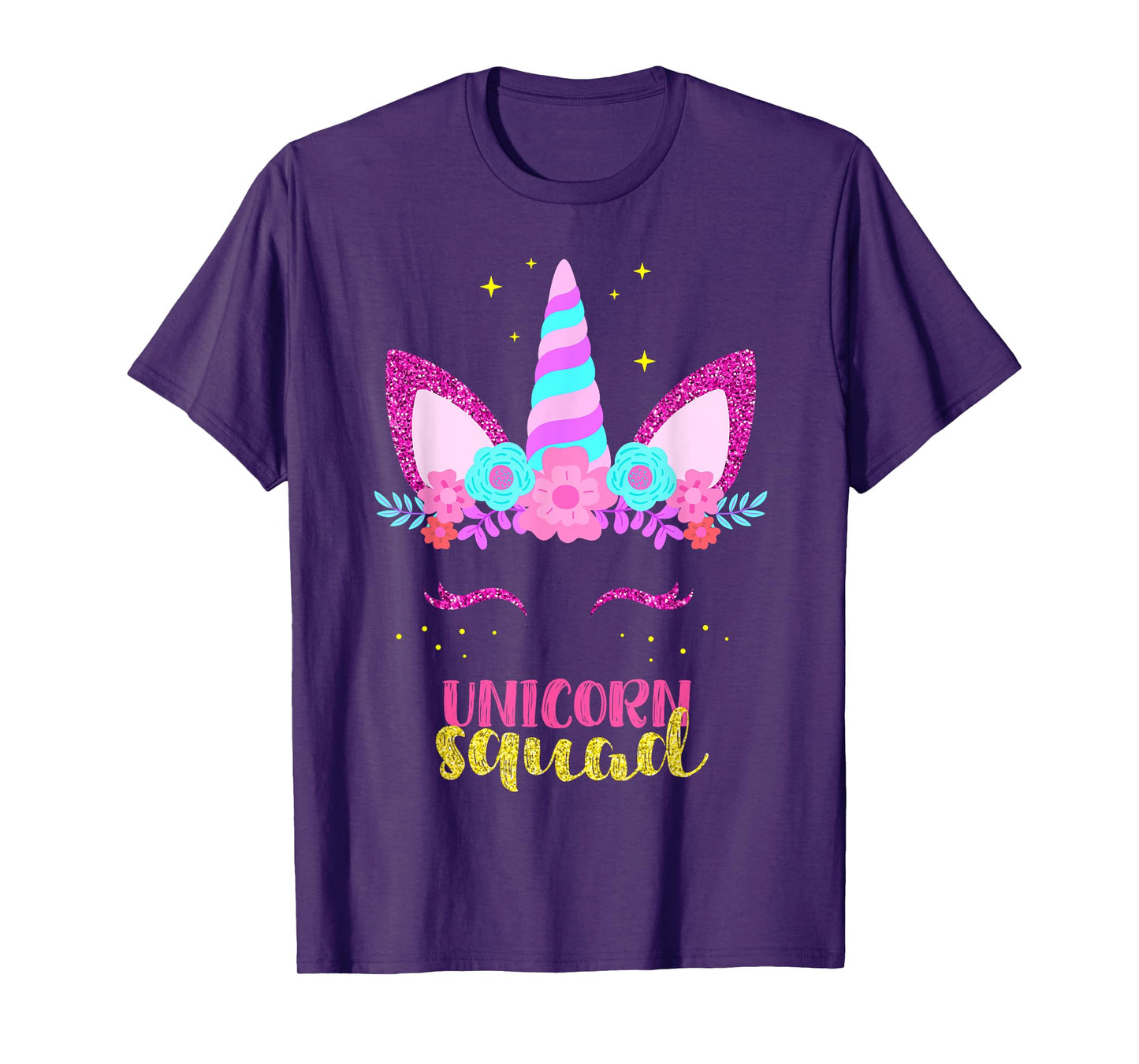 Unicorn Squad, Cute Fantasy Family Matching Tee for Parties T-Shirt